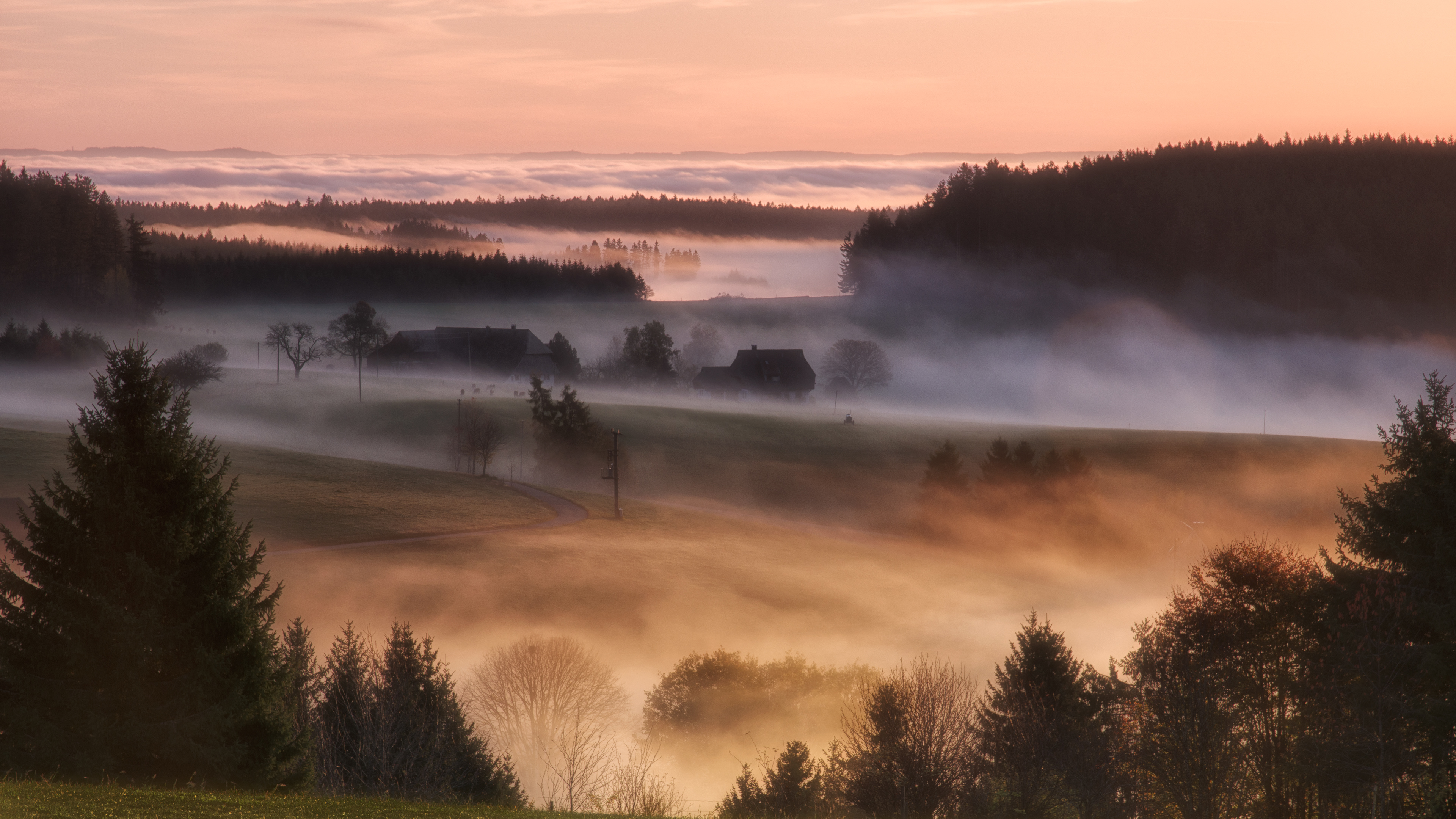 Dezelfde zonsopkomst, iets gedraaid.