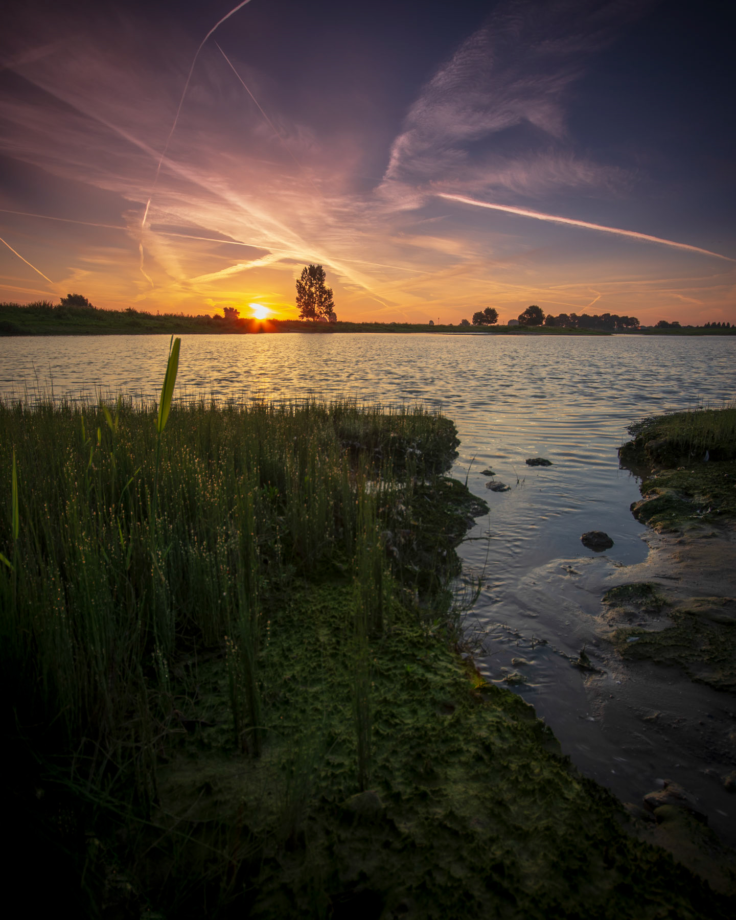 Zonsopkomst in de zomer