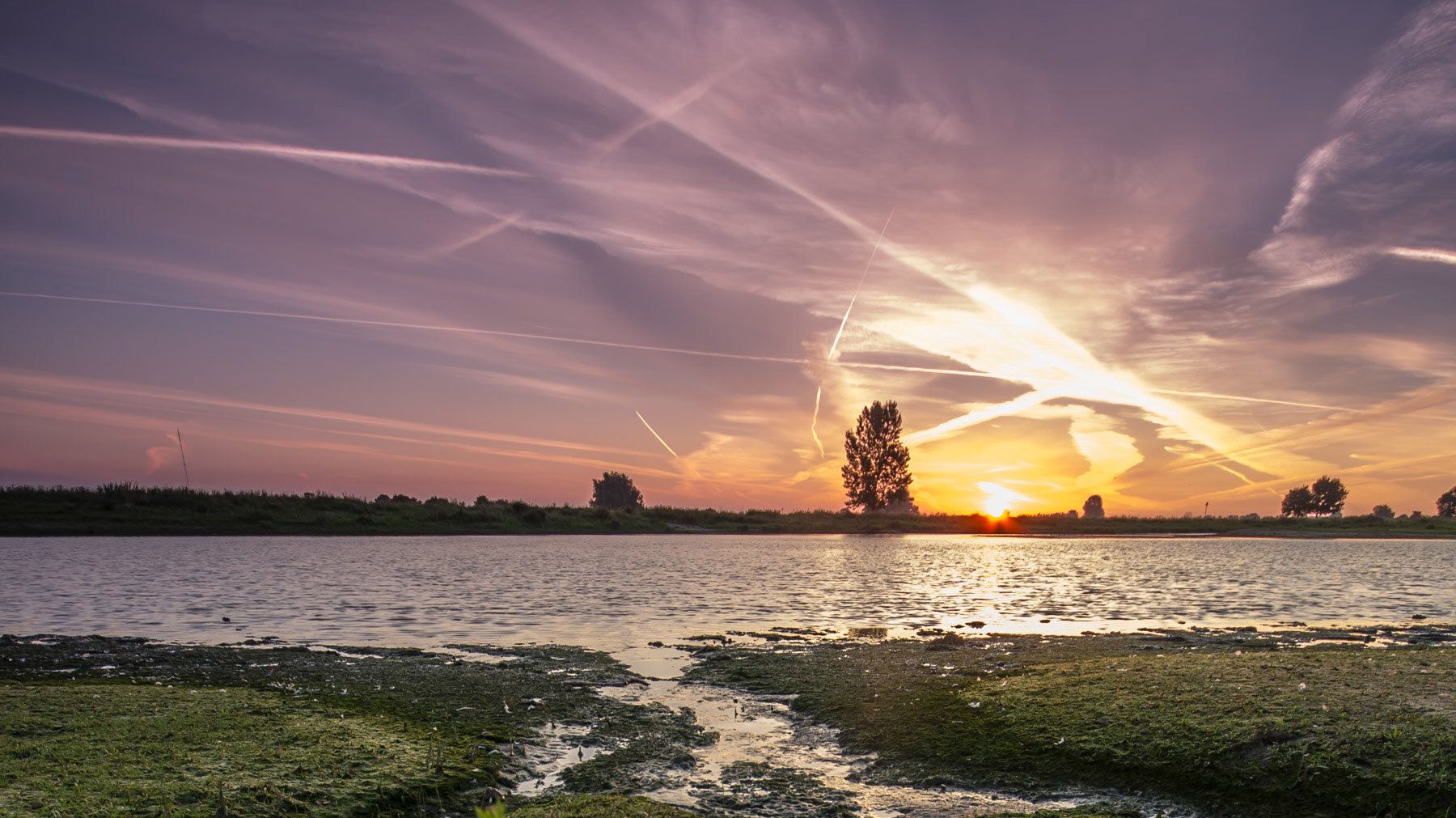 Zonsopkomst in de zomer
