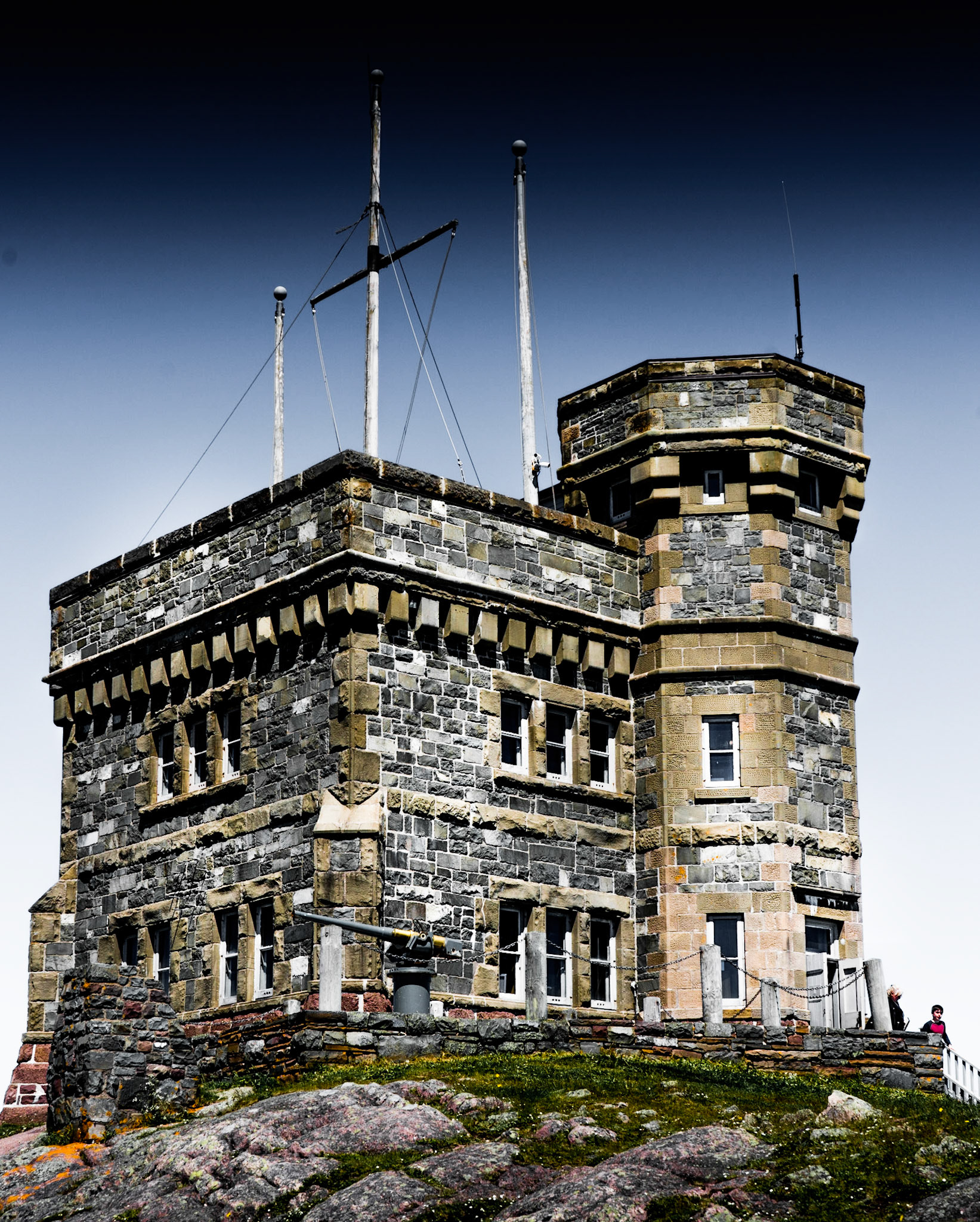 Cabot Tower, which commemorates John Cabot's discovery of Newfoundland.