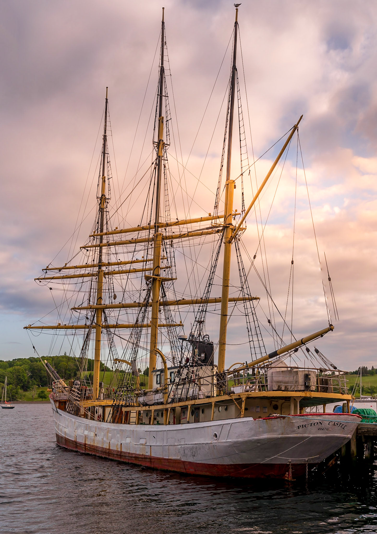 A former rum running and ship building port town