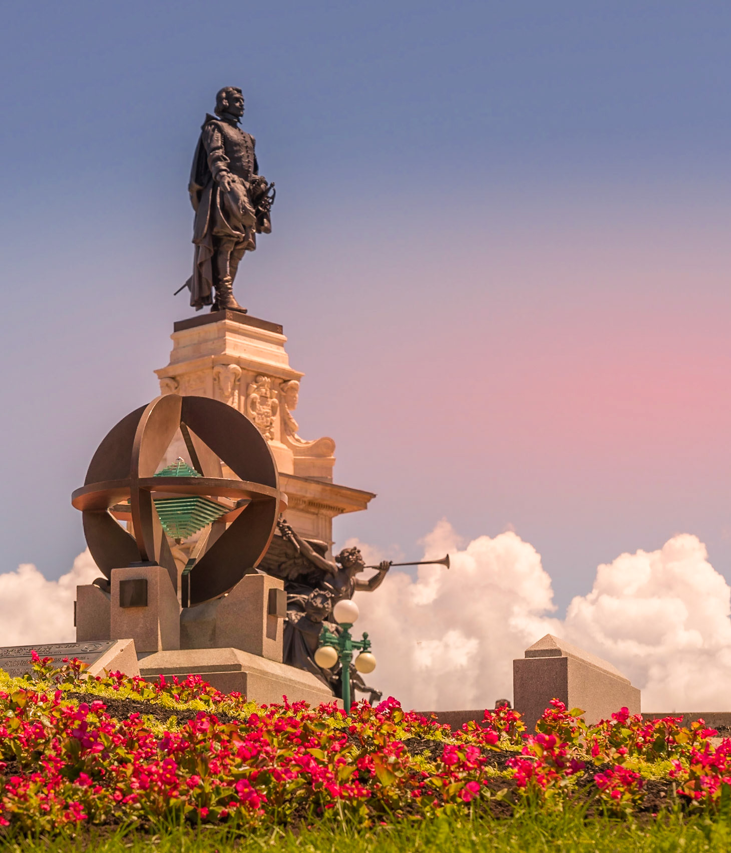 Quebec was founded by the French explorer Champlain in the early 17th century.