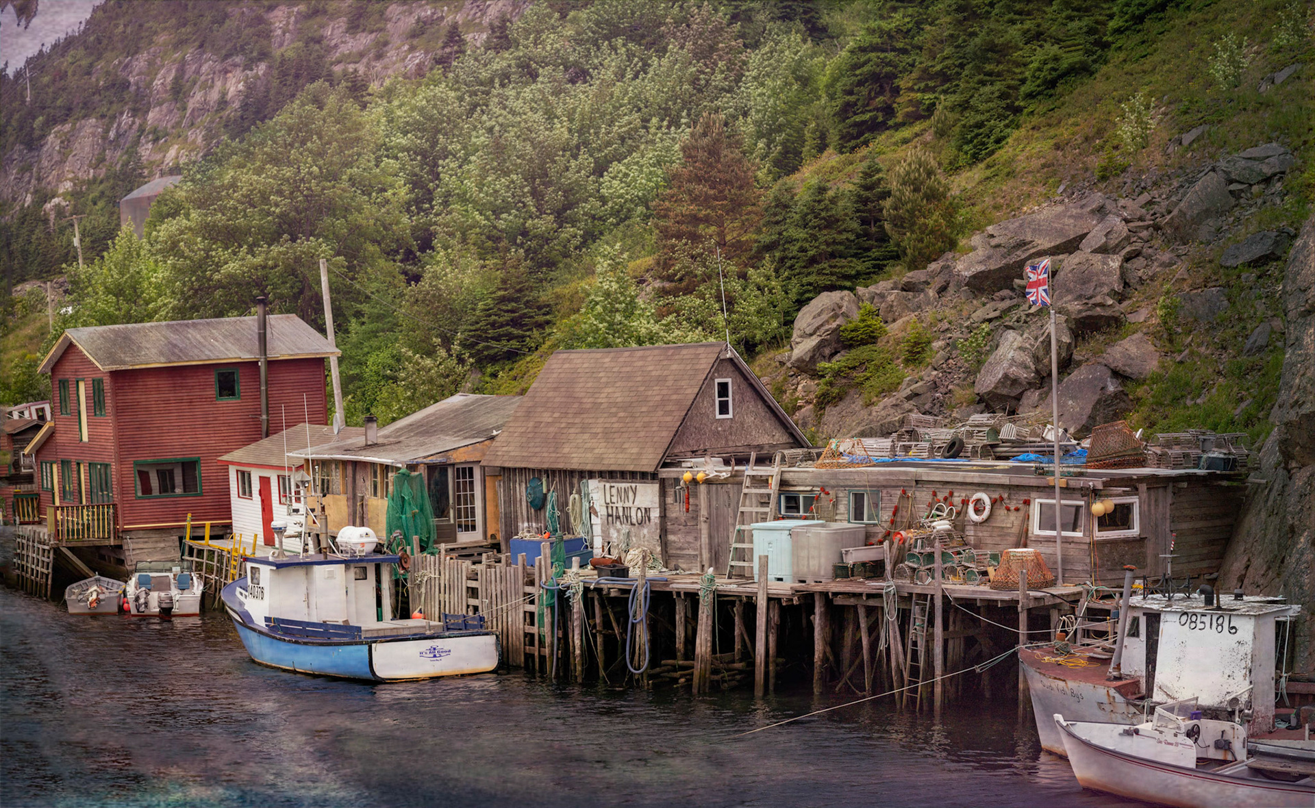 Truly a small community within the city, Quidi Vidi is known for being one of the oldest fishing villages in North America. It's sheltered harbour was the perfect location for fisherman in early days of settlement in Newfoundland and, to this day, remains a useful fishing port.