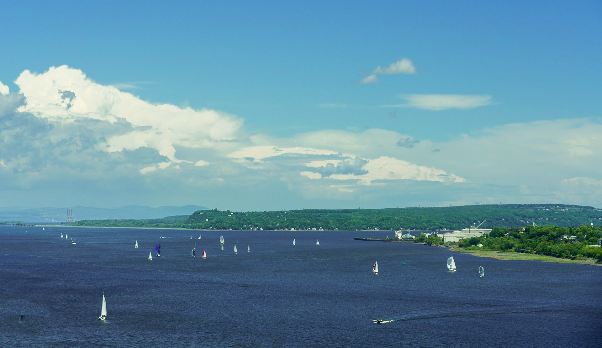 View of St. Lawrence River