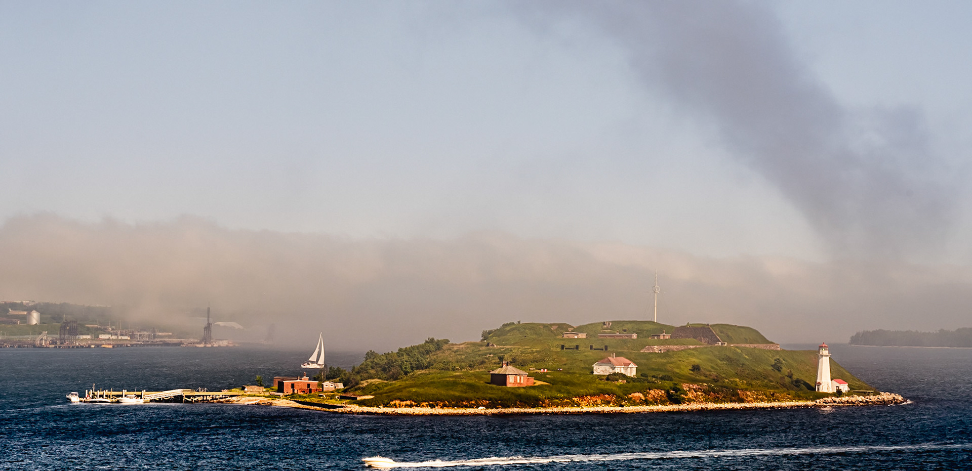 George Island, view from the harbour.