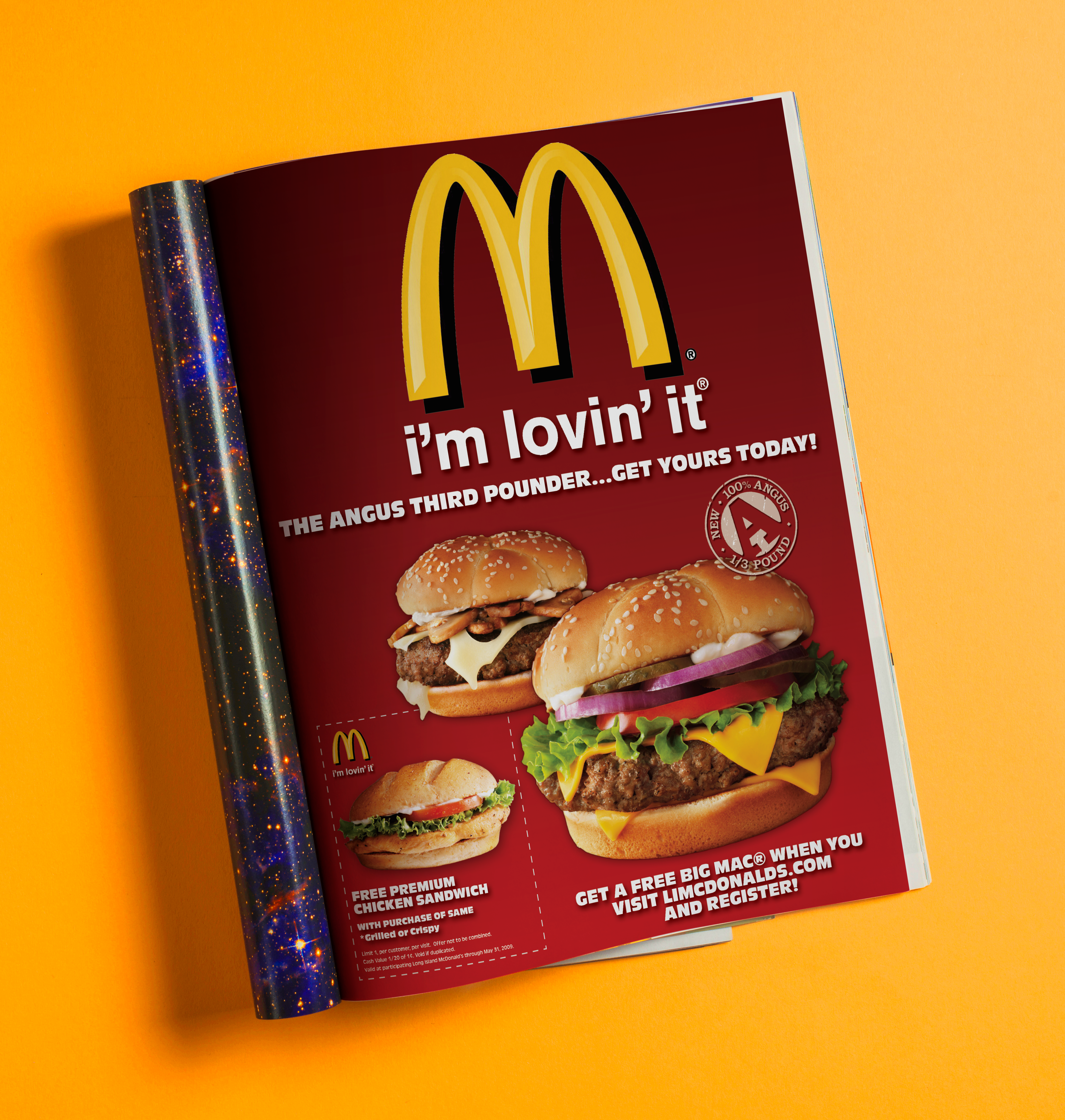Magazine Ad for McDonald's