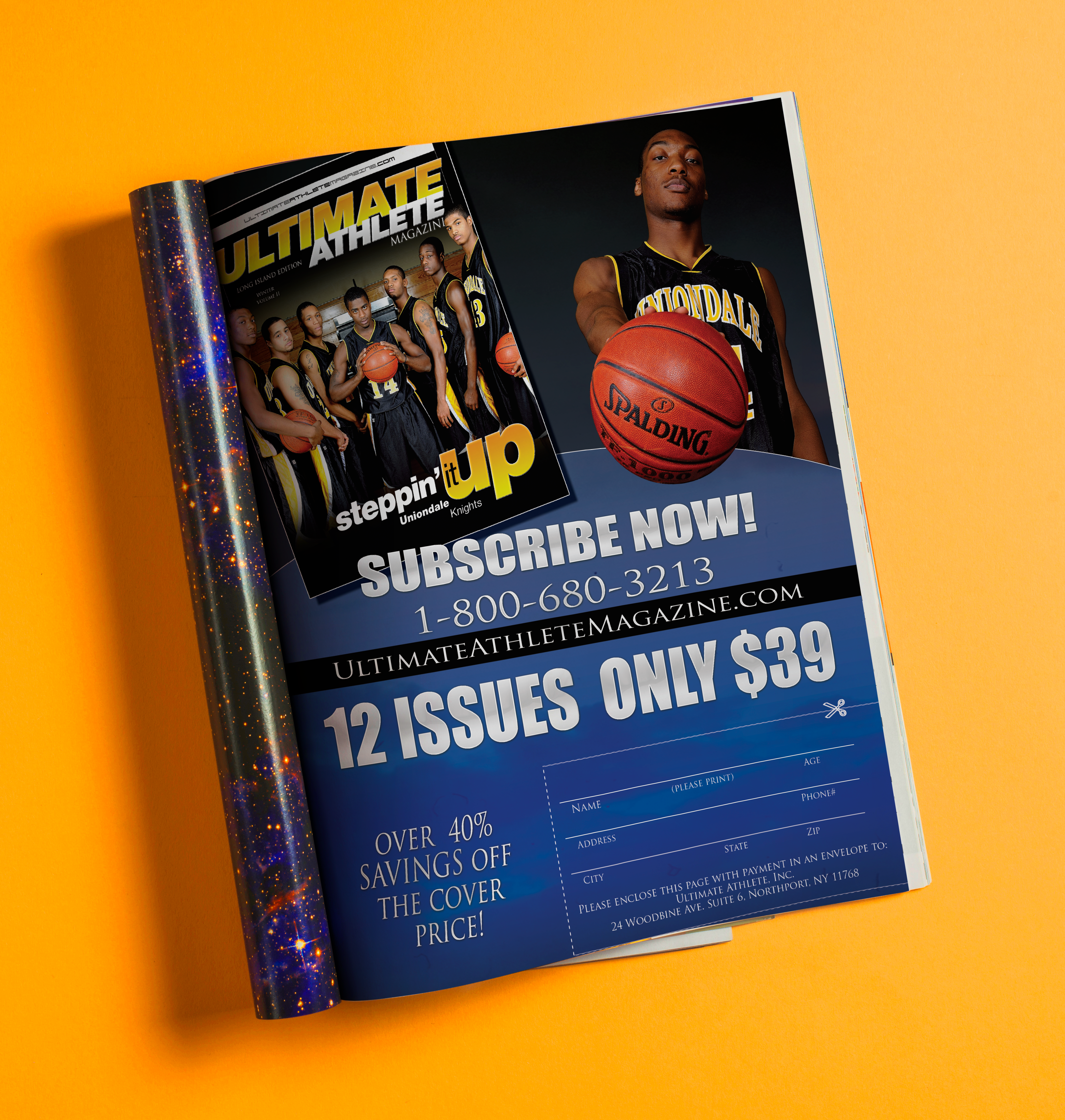 Magazine Ad for Ultimate Athlete Magazine