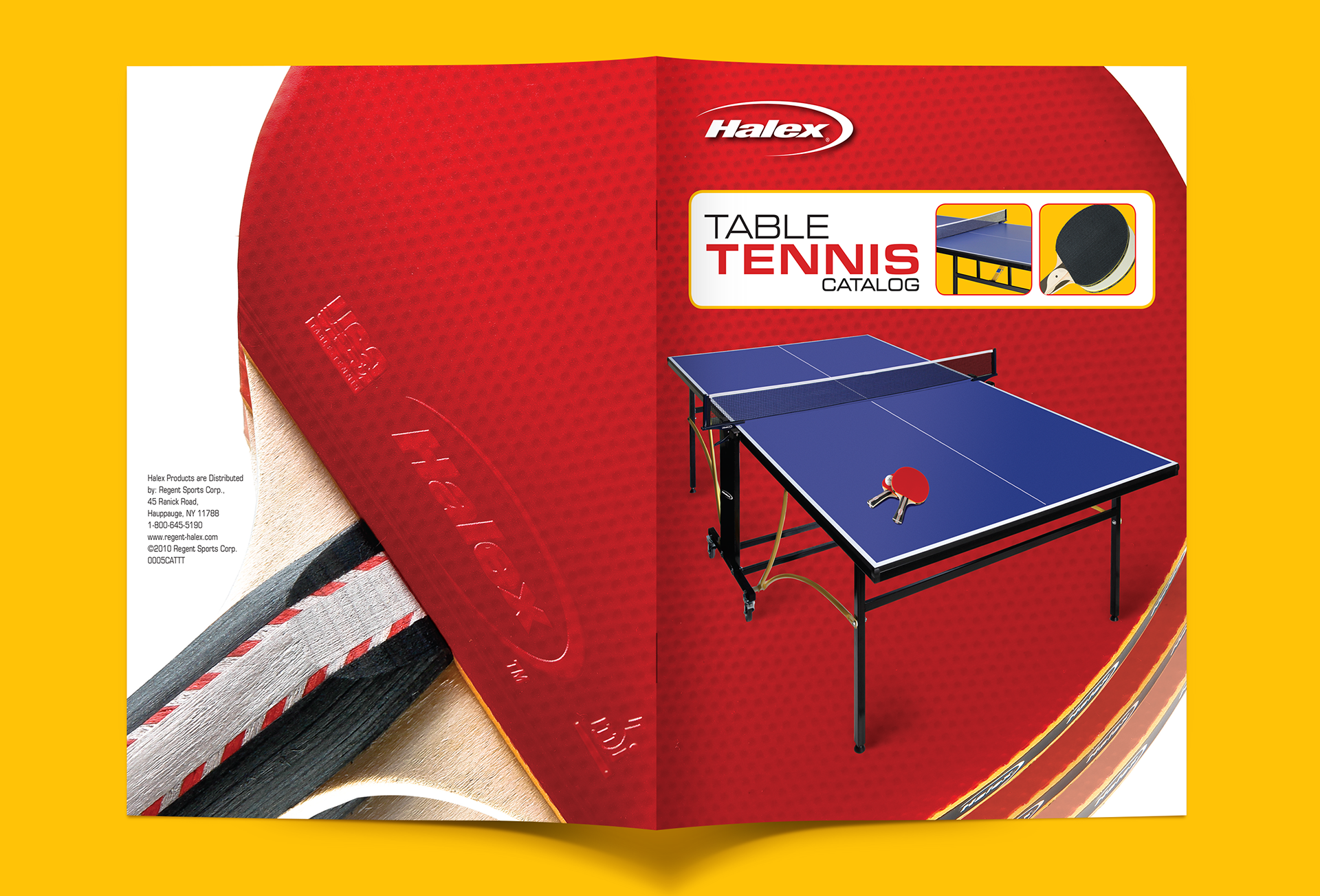 Halex Table Tennis Catalog Cover