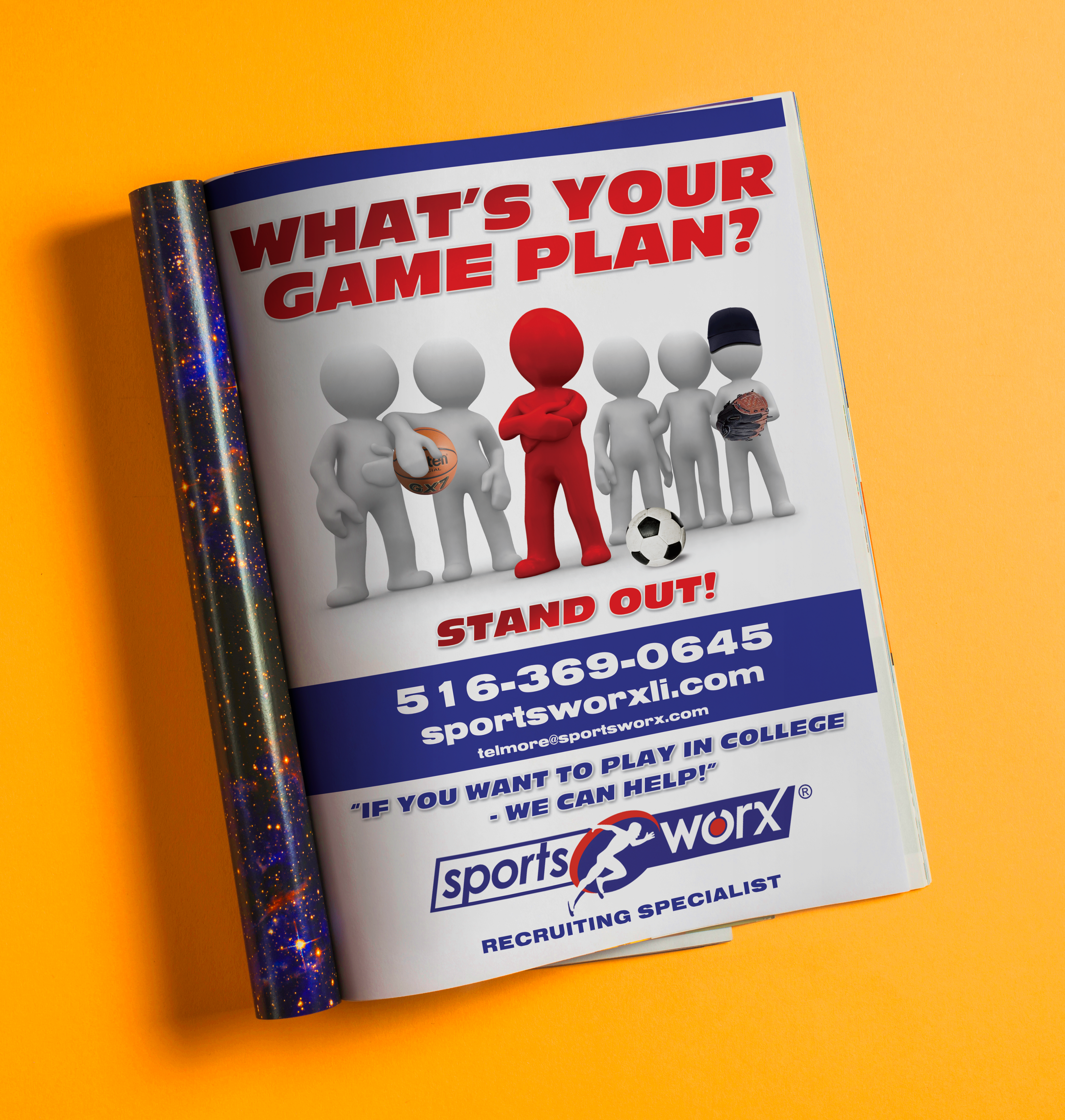 Magazine Ad for SportsWorx