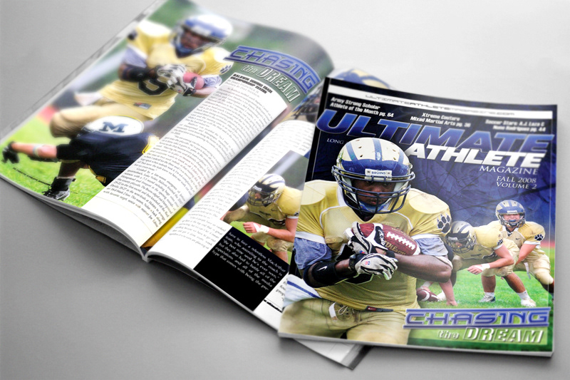Ultimate Athlete Magazine Cover and Cover Story Spread
