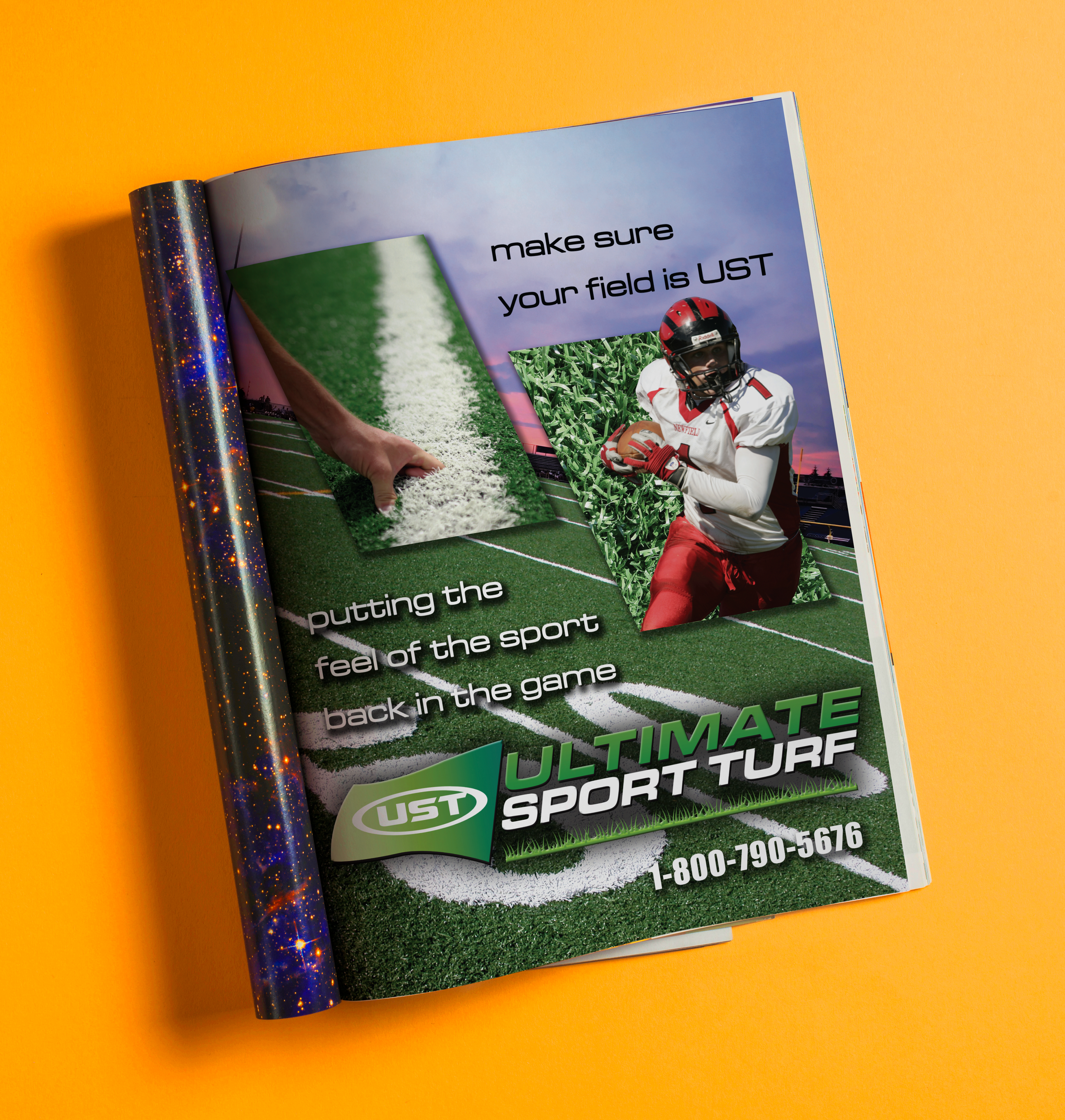 Magazine Ad for Ultimate Sport Turf