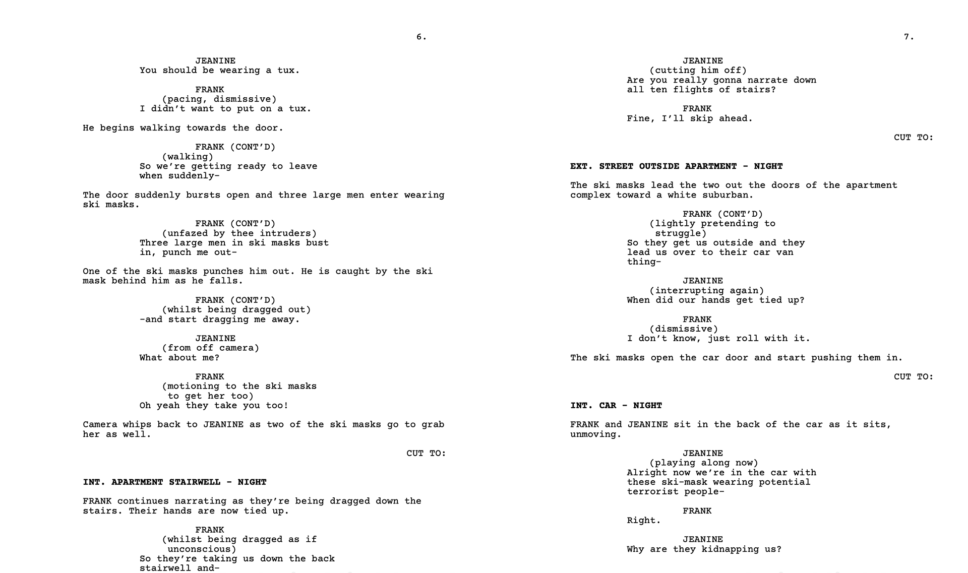 Excerpts from my short film, "Buy The Gun"