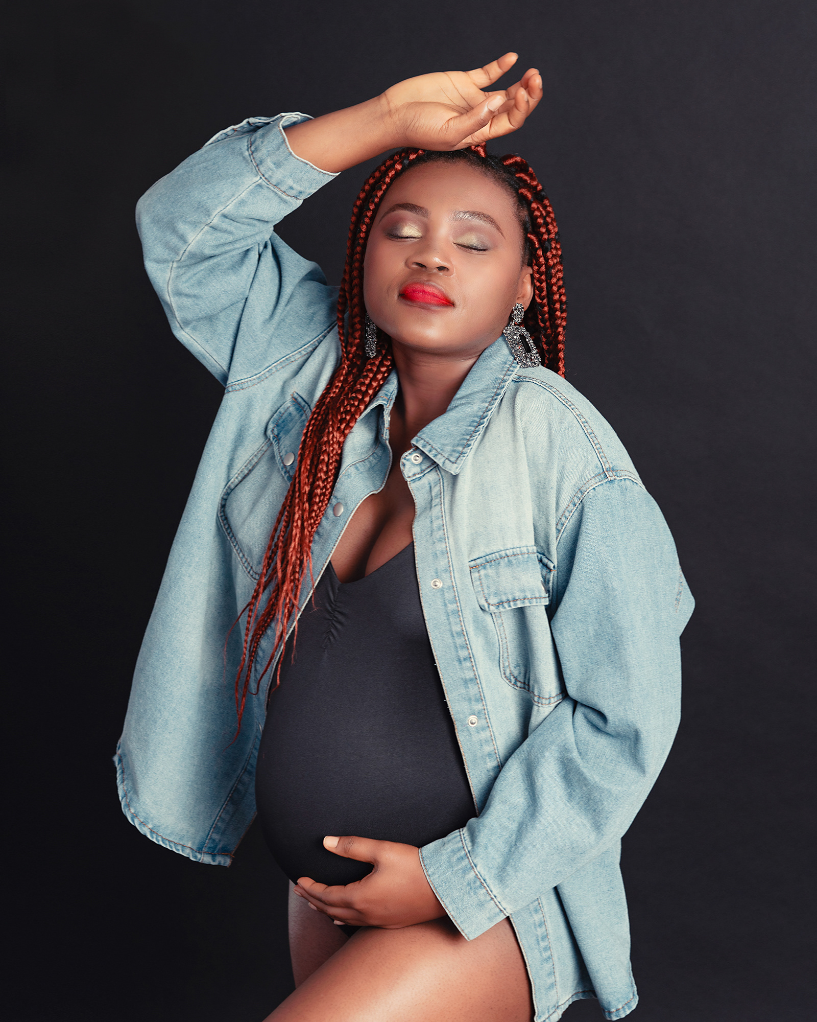 Studio Maternity Portrait