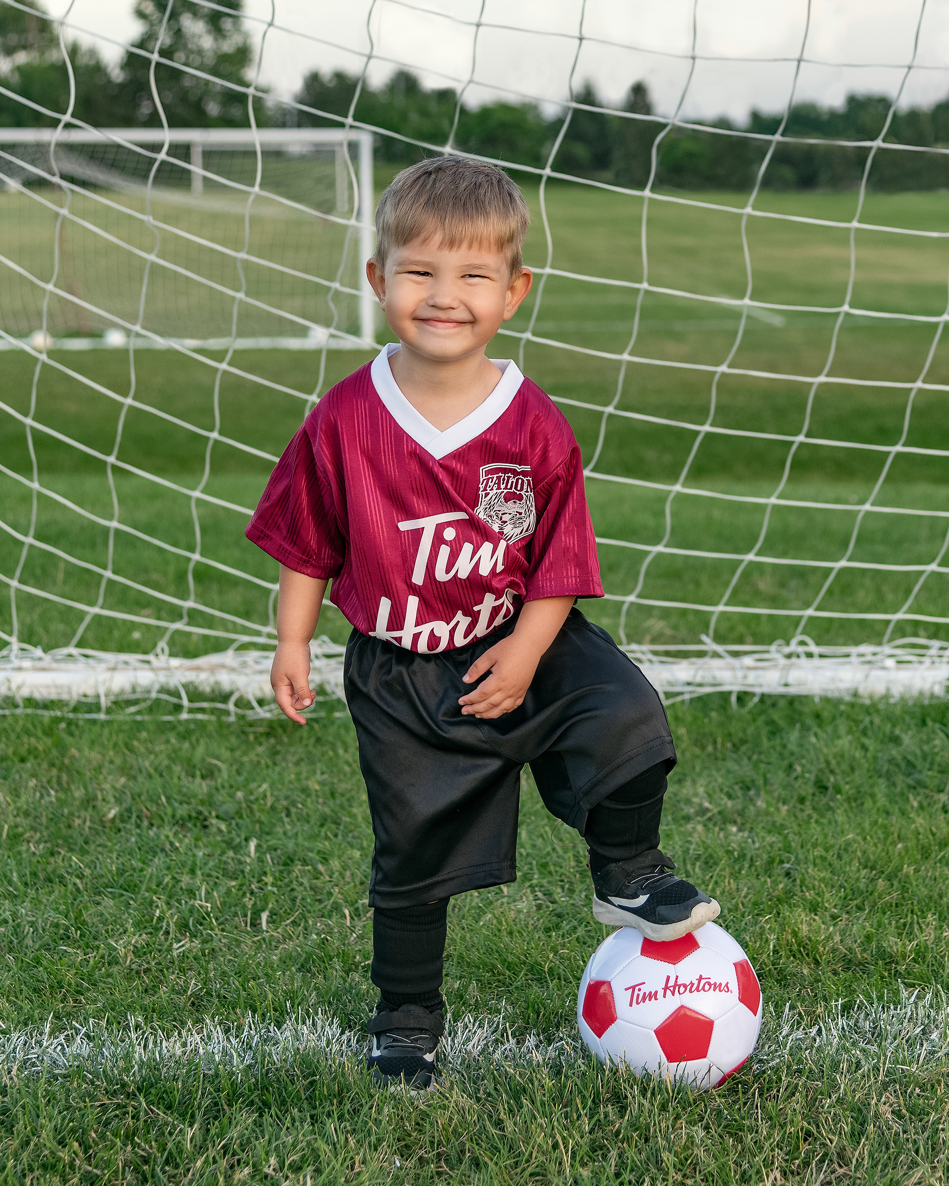 toddler soccer photograph 
