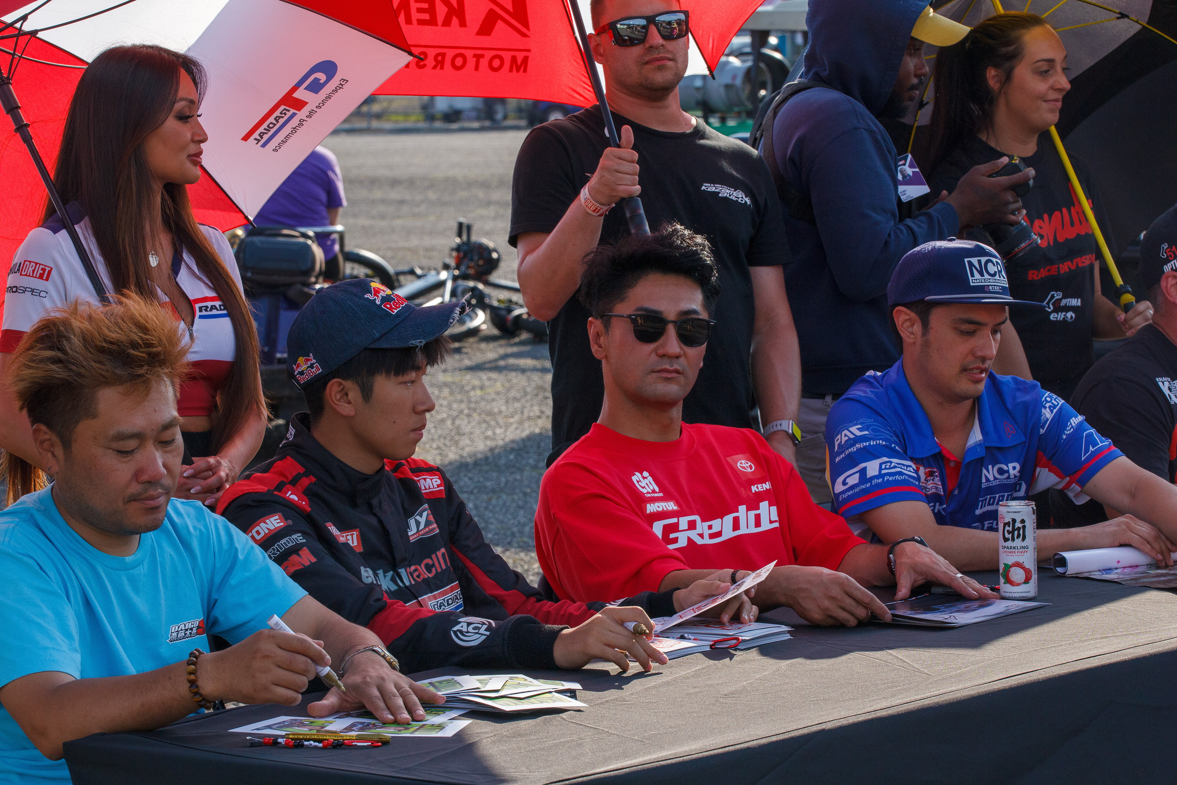 Daigo Saito, Hiroya Minowa, Ken Gushi, Nate Chen