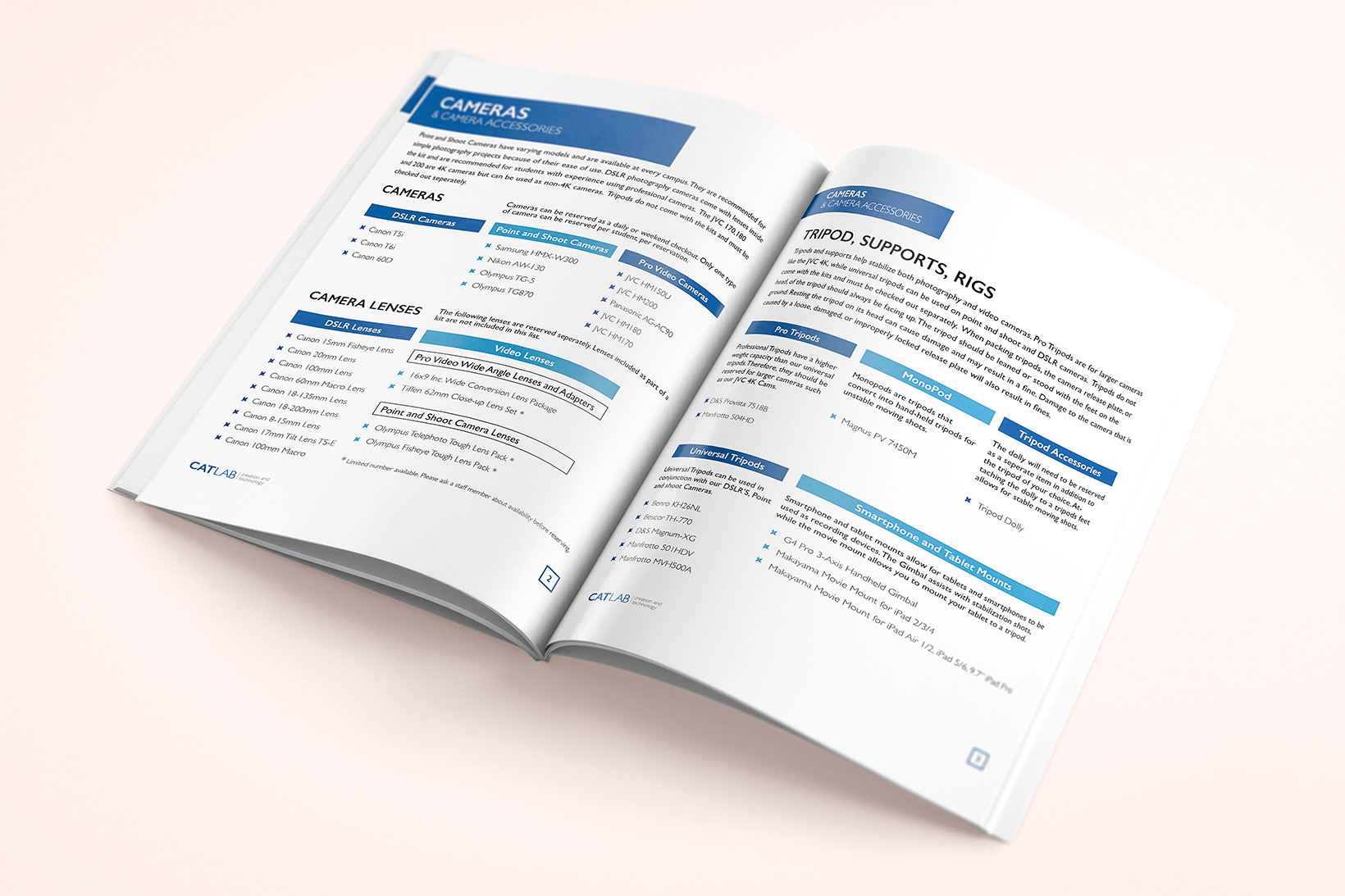 CATLAB Equipment Catalog