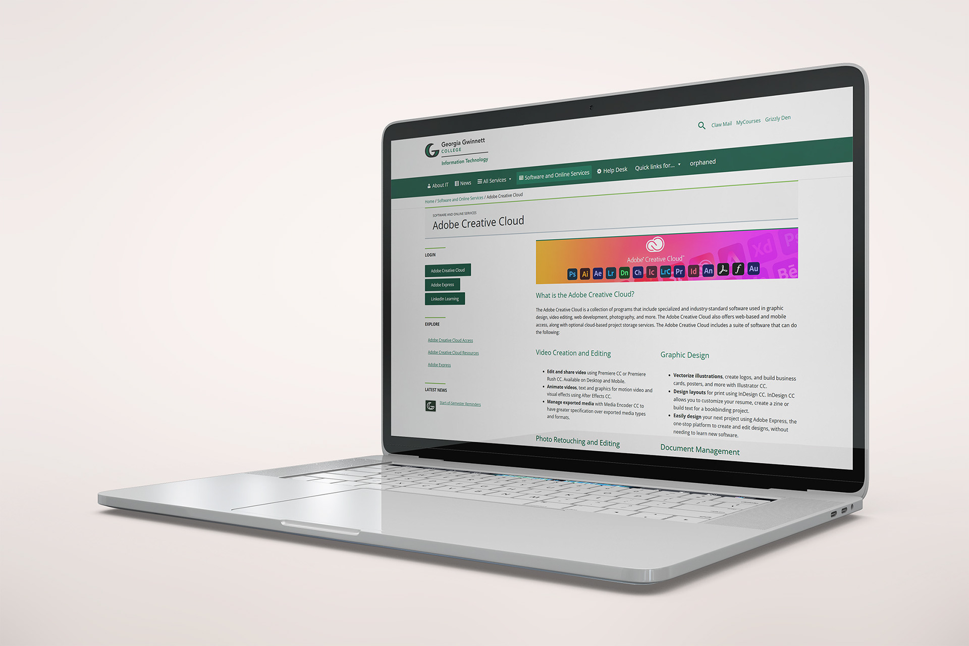 A development sample of the main site that was never approved.