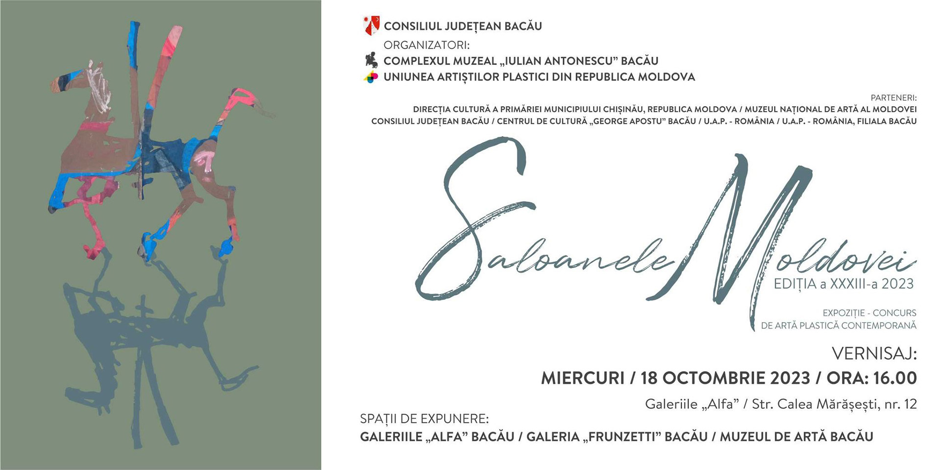 Saloanele Moldovei 2023, Bacau, oct-nov, Sala Frunzetti