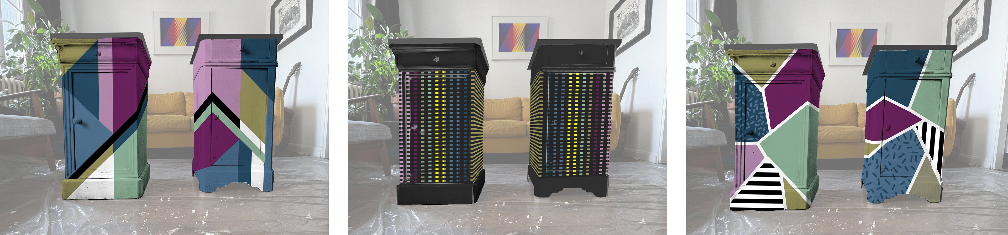 Recherches pour la paire de tables de nuit