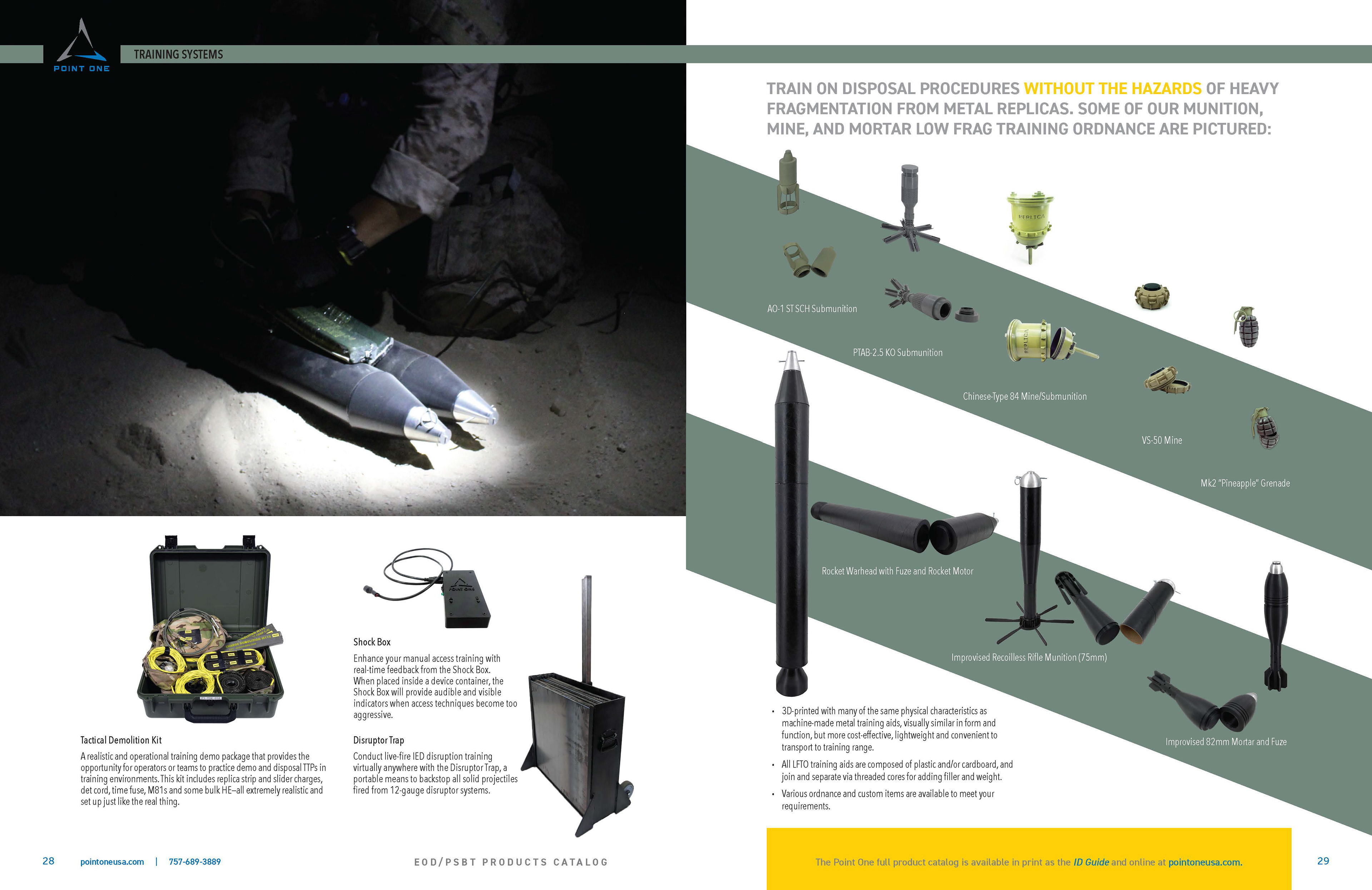 A Point One Product Catalog, inside pages