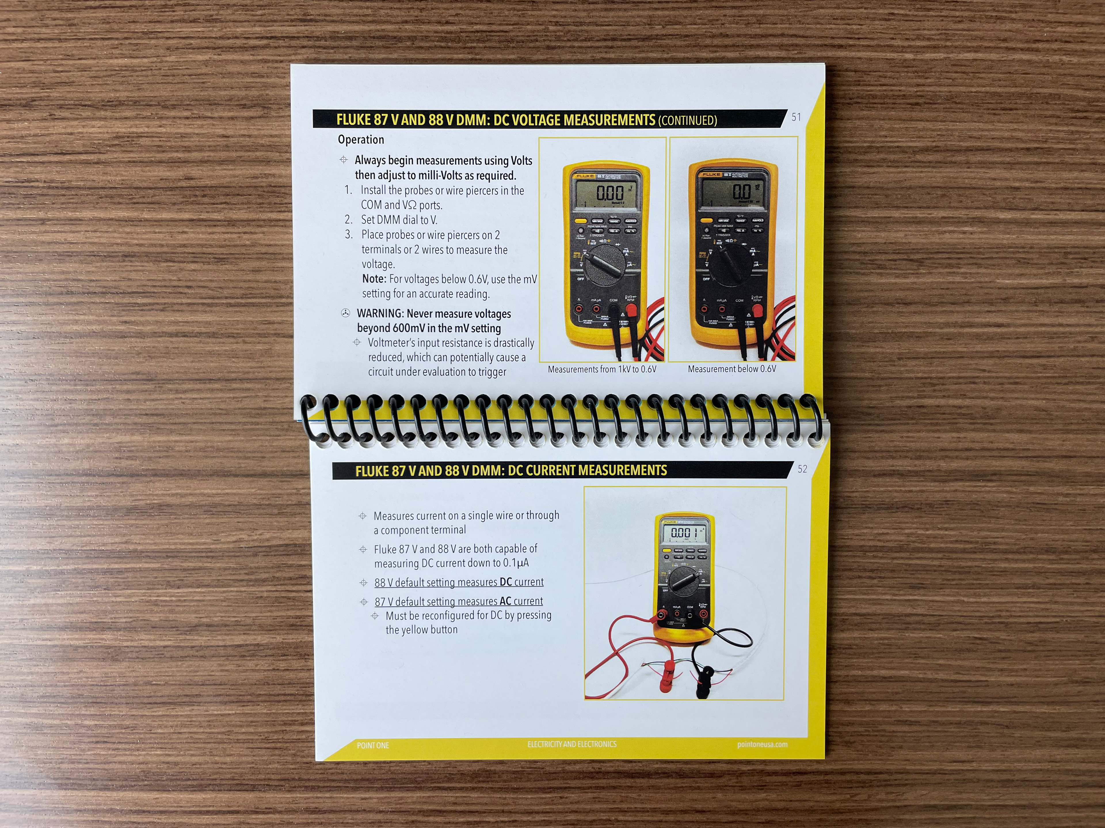 Electricity & Electronics Reference Book for EOD techs, inside pages sample