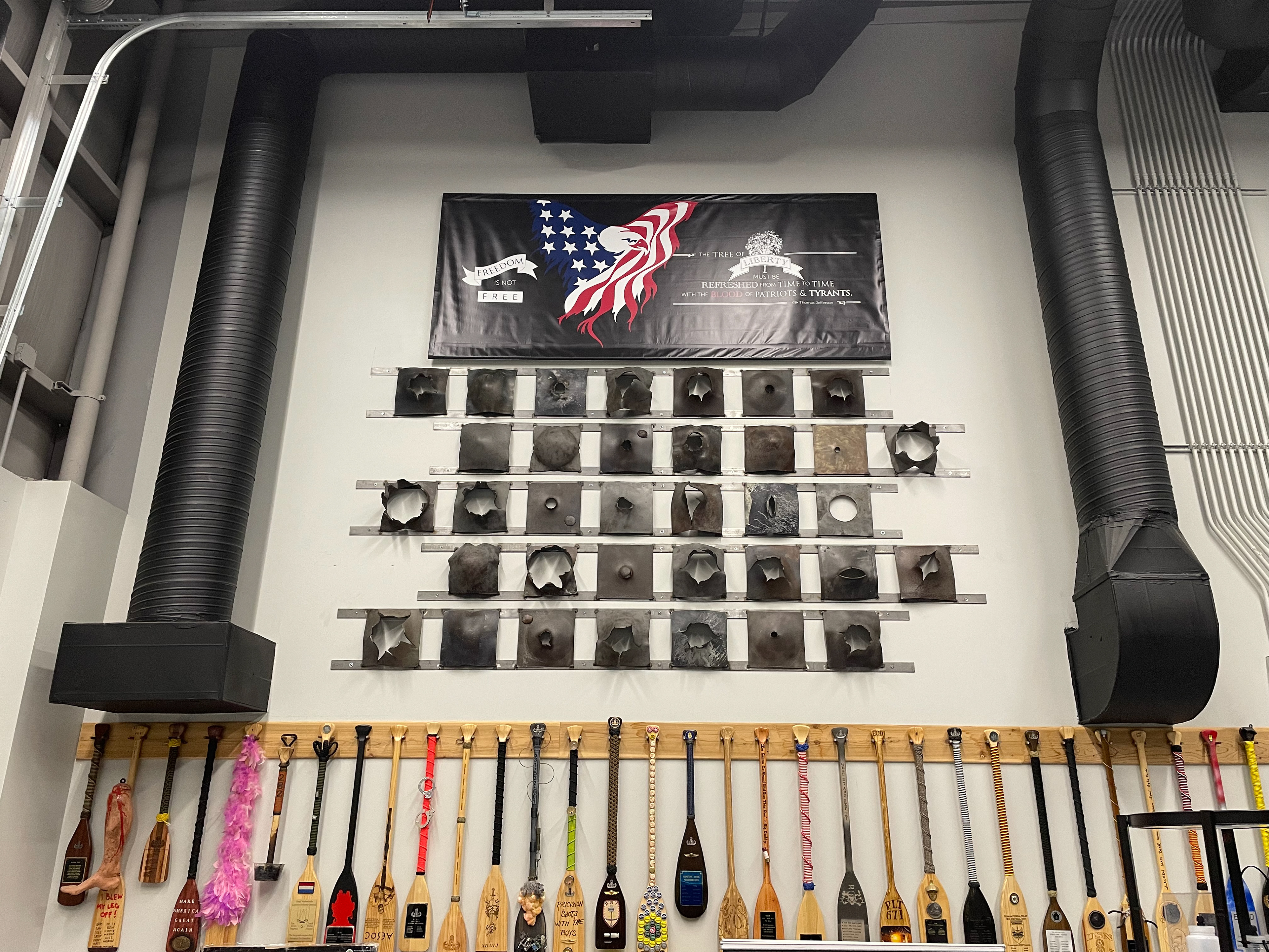 vinyl banner design and explosive witness plate art wall suggested by me