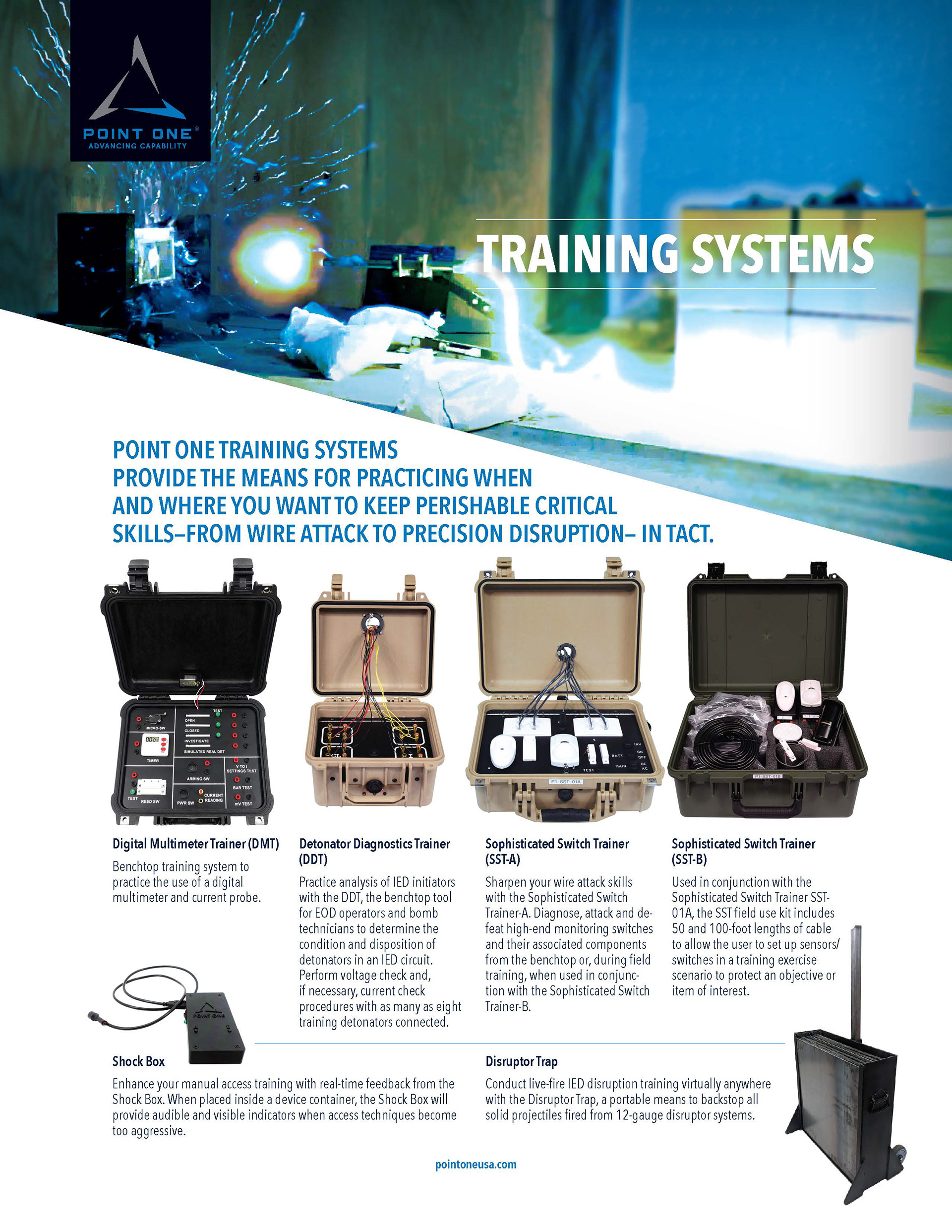 Products flyer, front side
