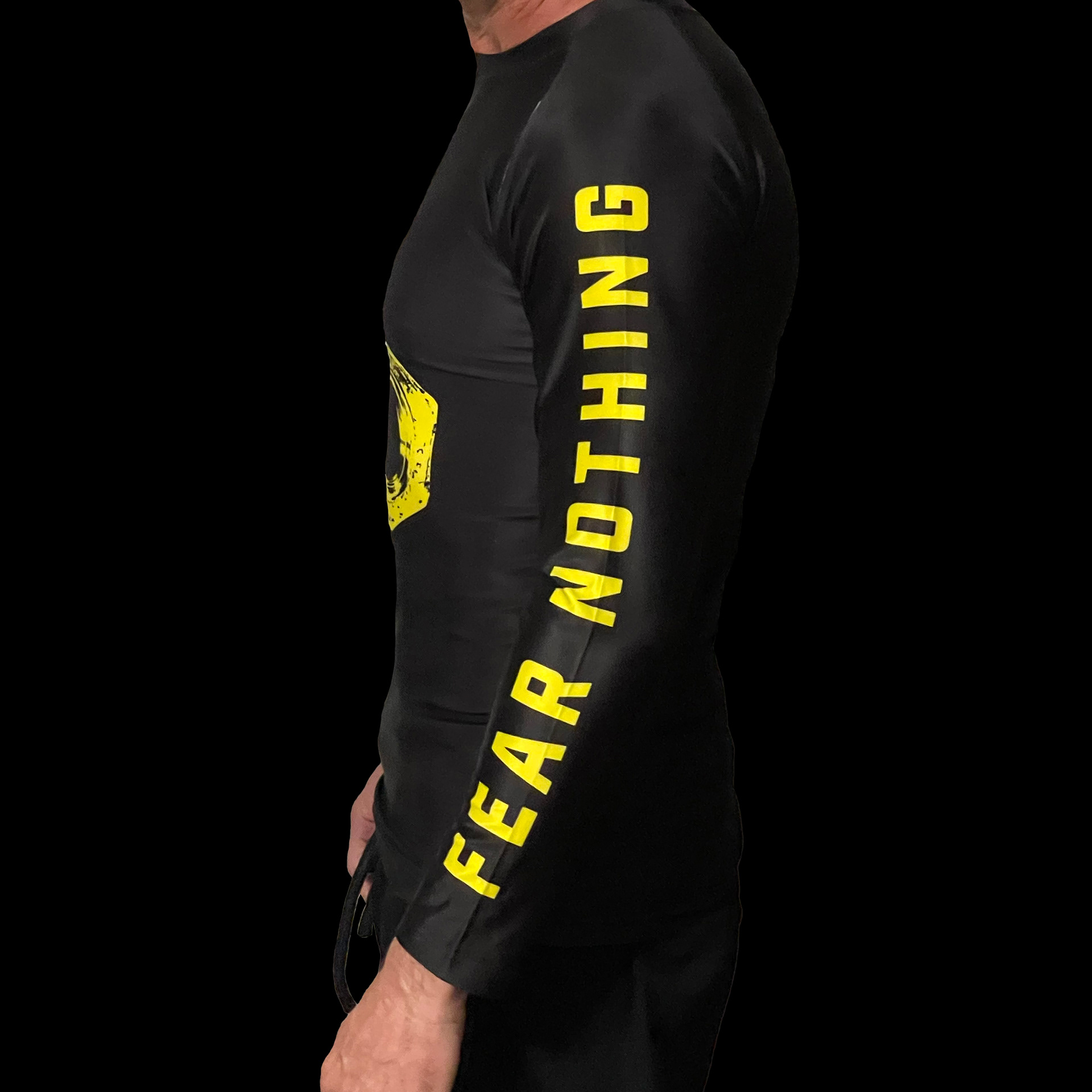 Rash guard left sleeve