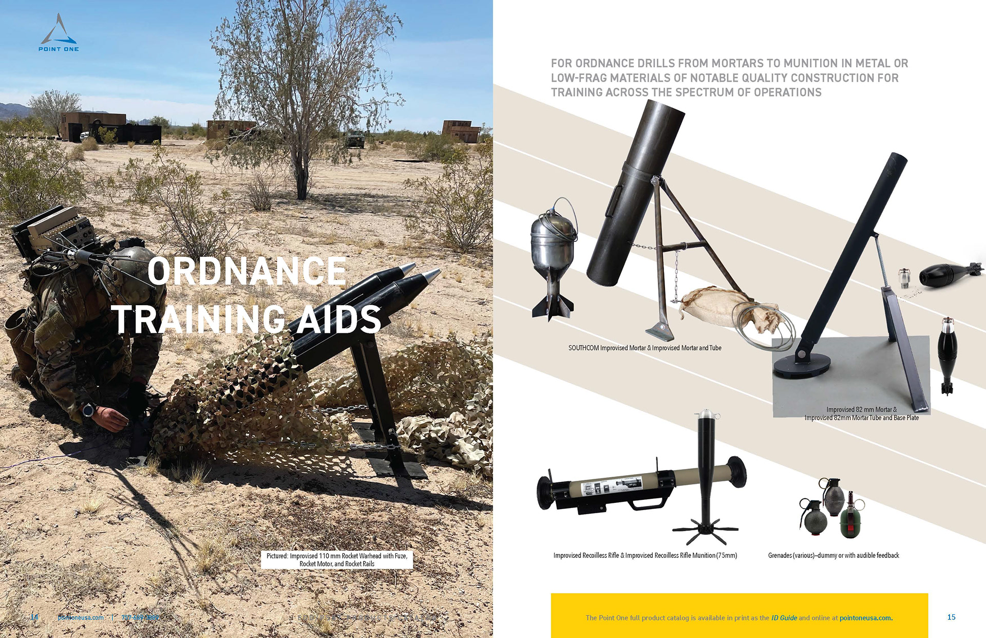 A Point One Product Catalog, inside pages