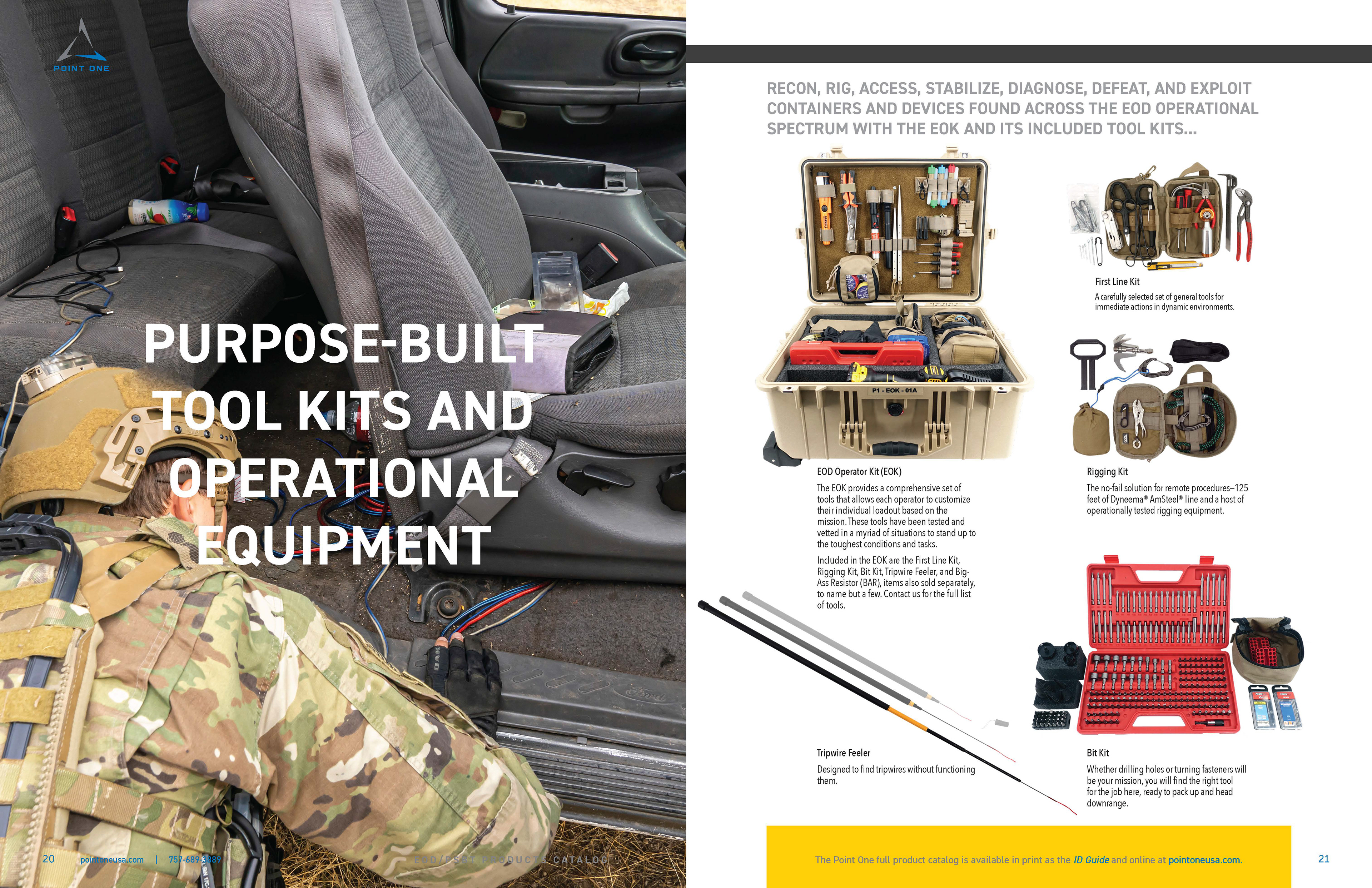 A Point One Product Catalog, inside pages