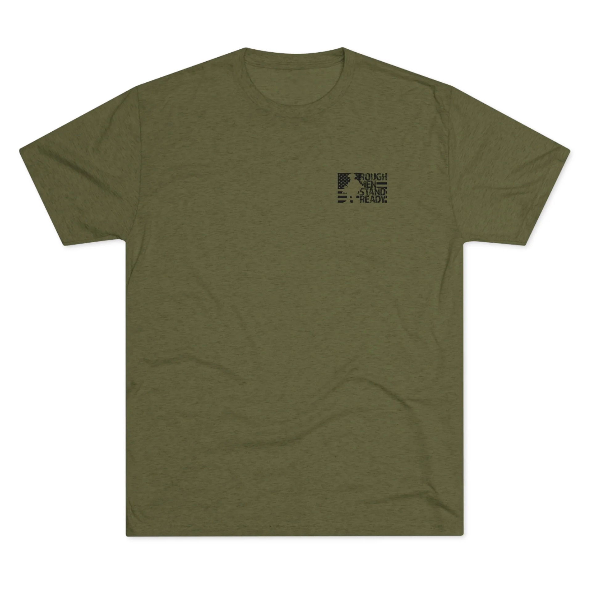 Rough Men Stand Ready—Operator T-shirt Design, front