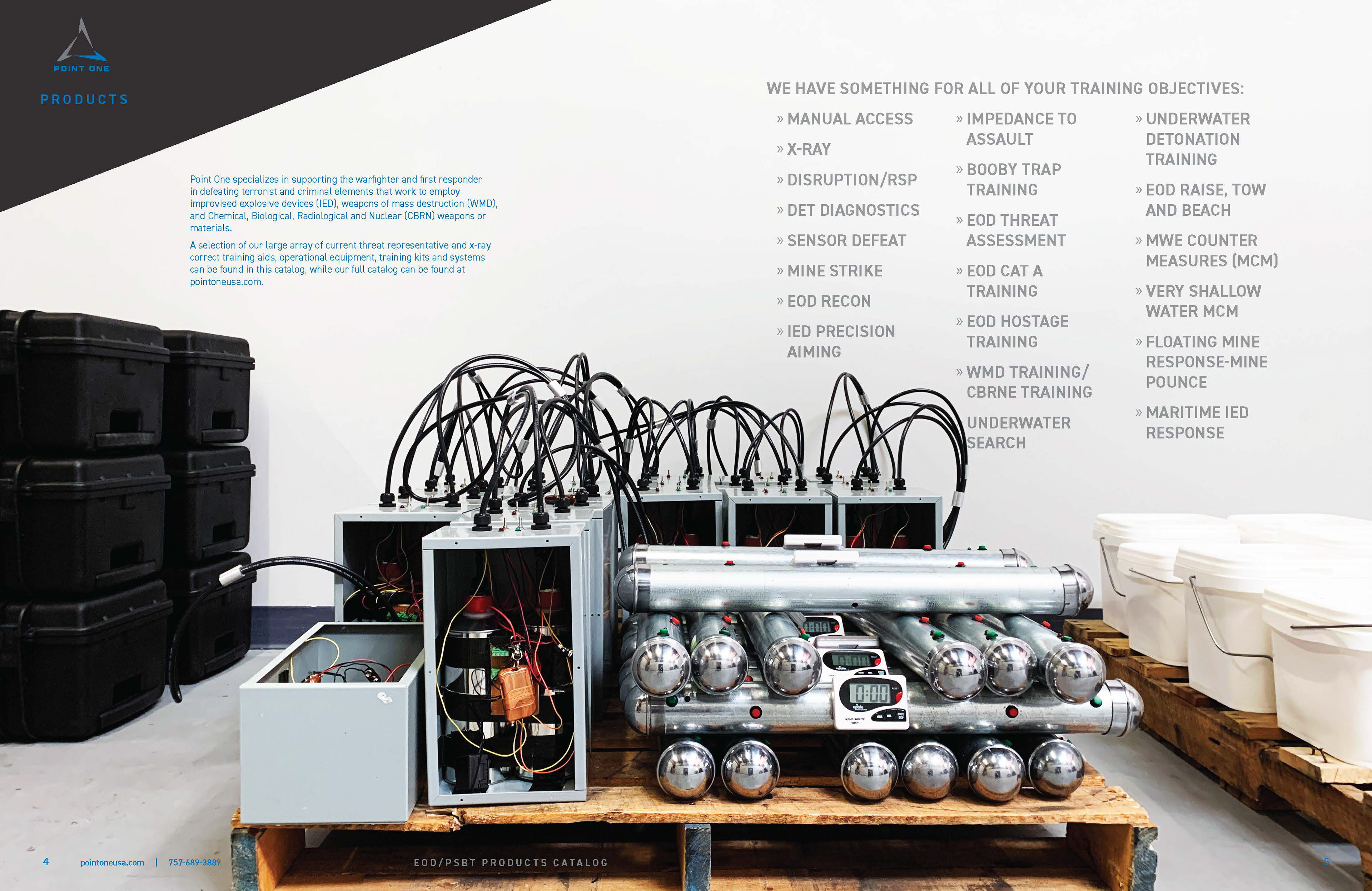 A Point One Product Catalog, inside pages