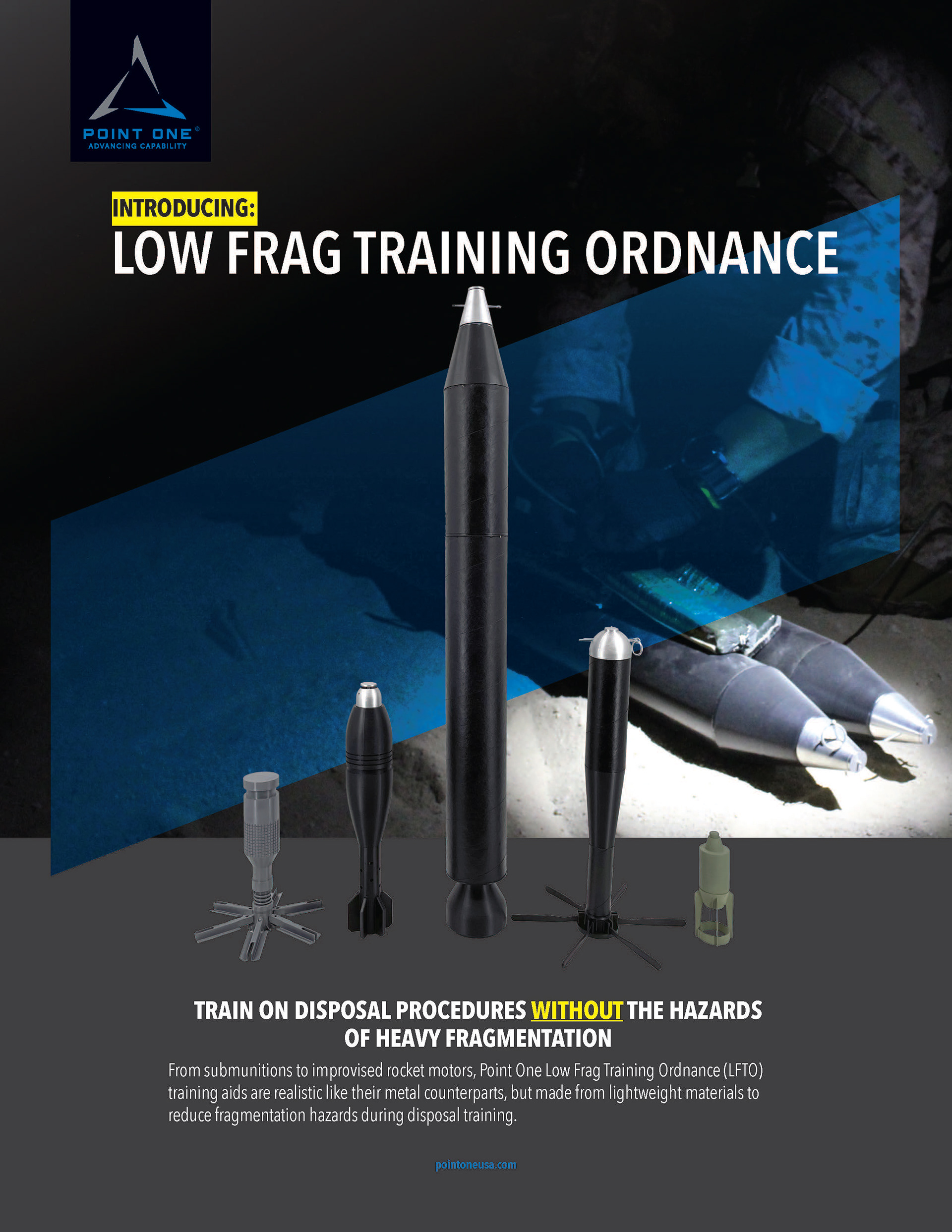 Products flyer, front side