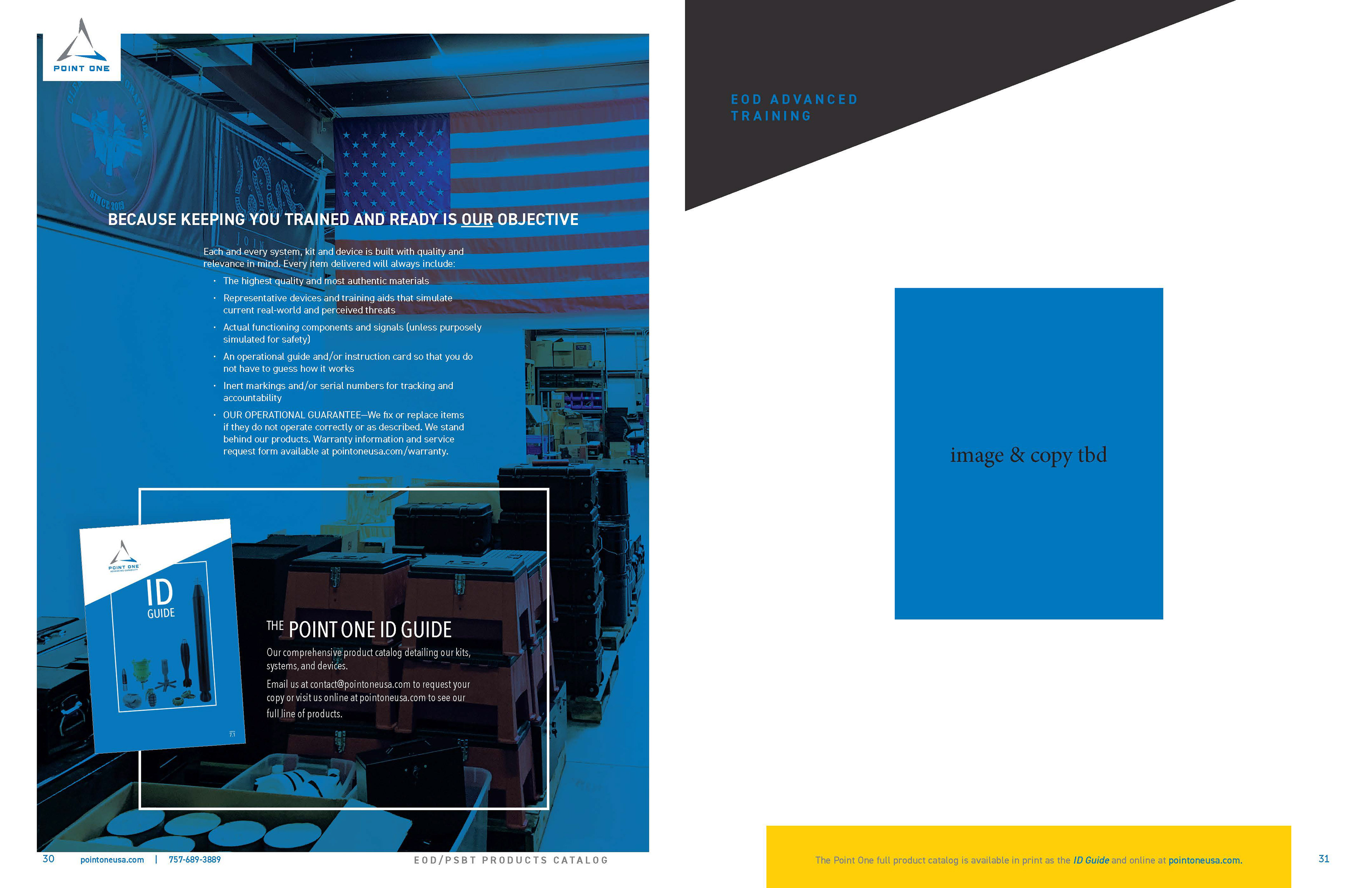 A Point One Product Catalog, inside pages