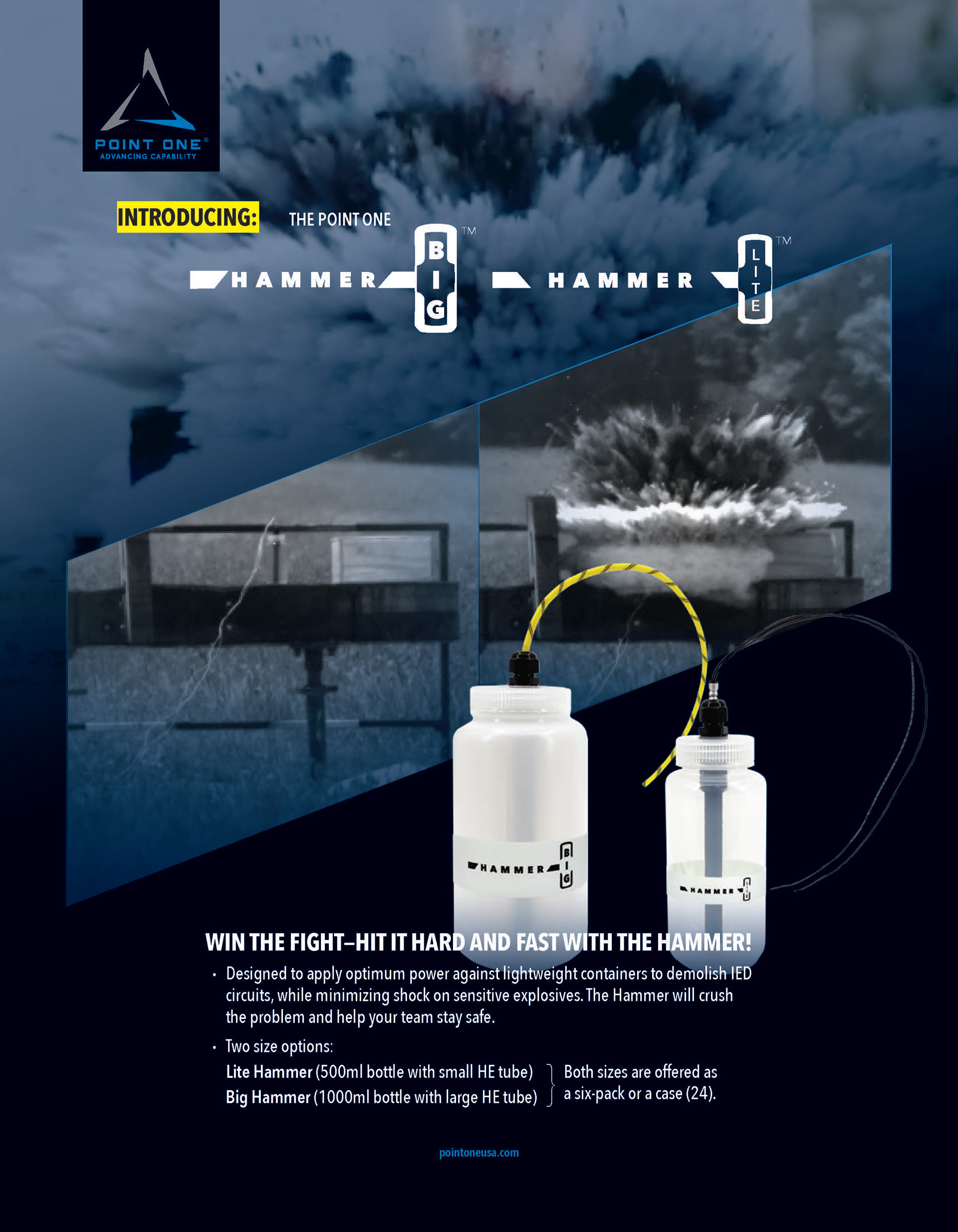 Product flyer, front side