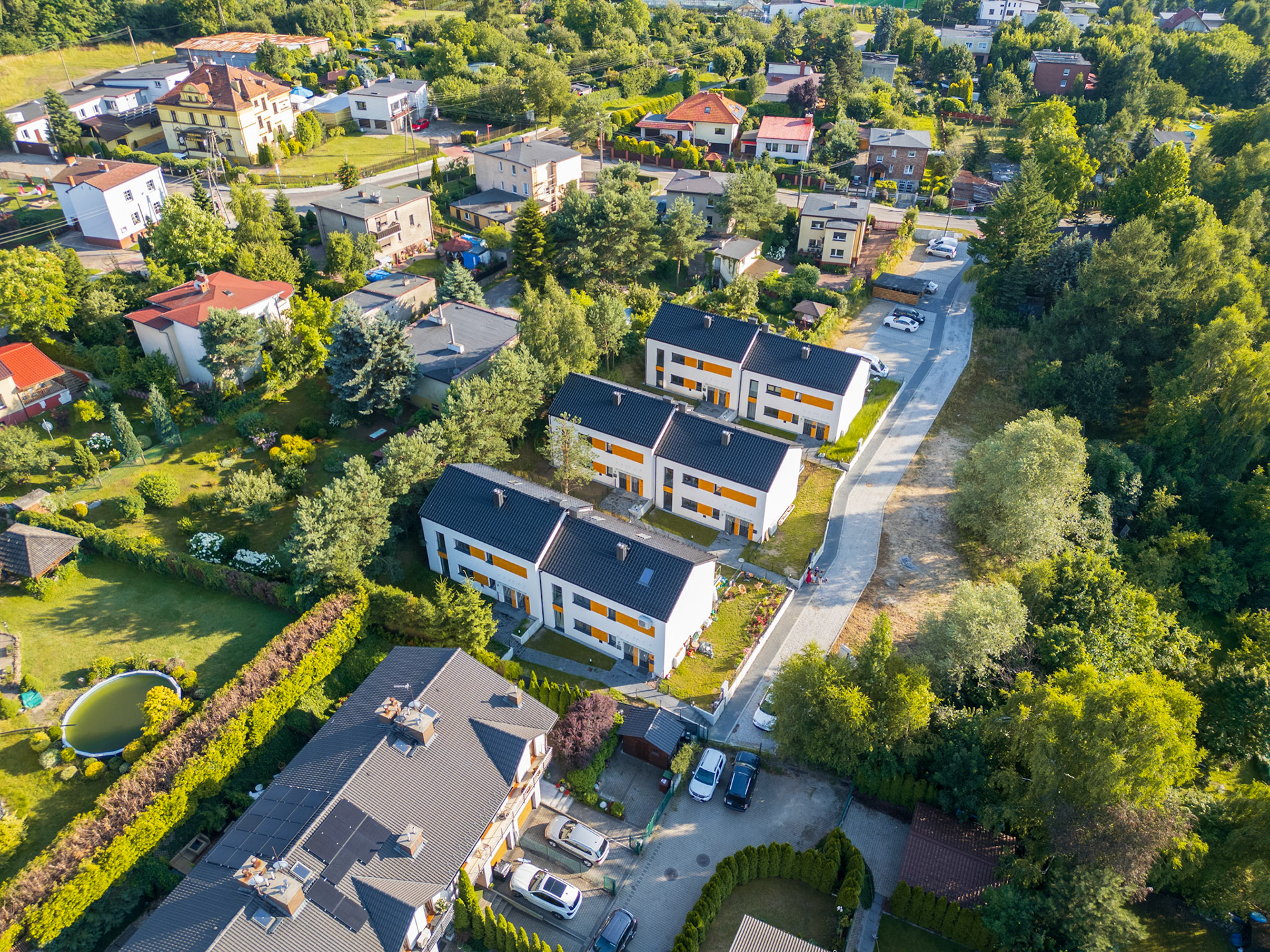 Osiedle domów w Mikołowie