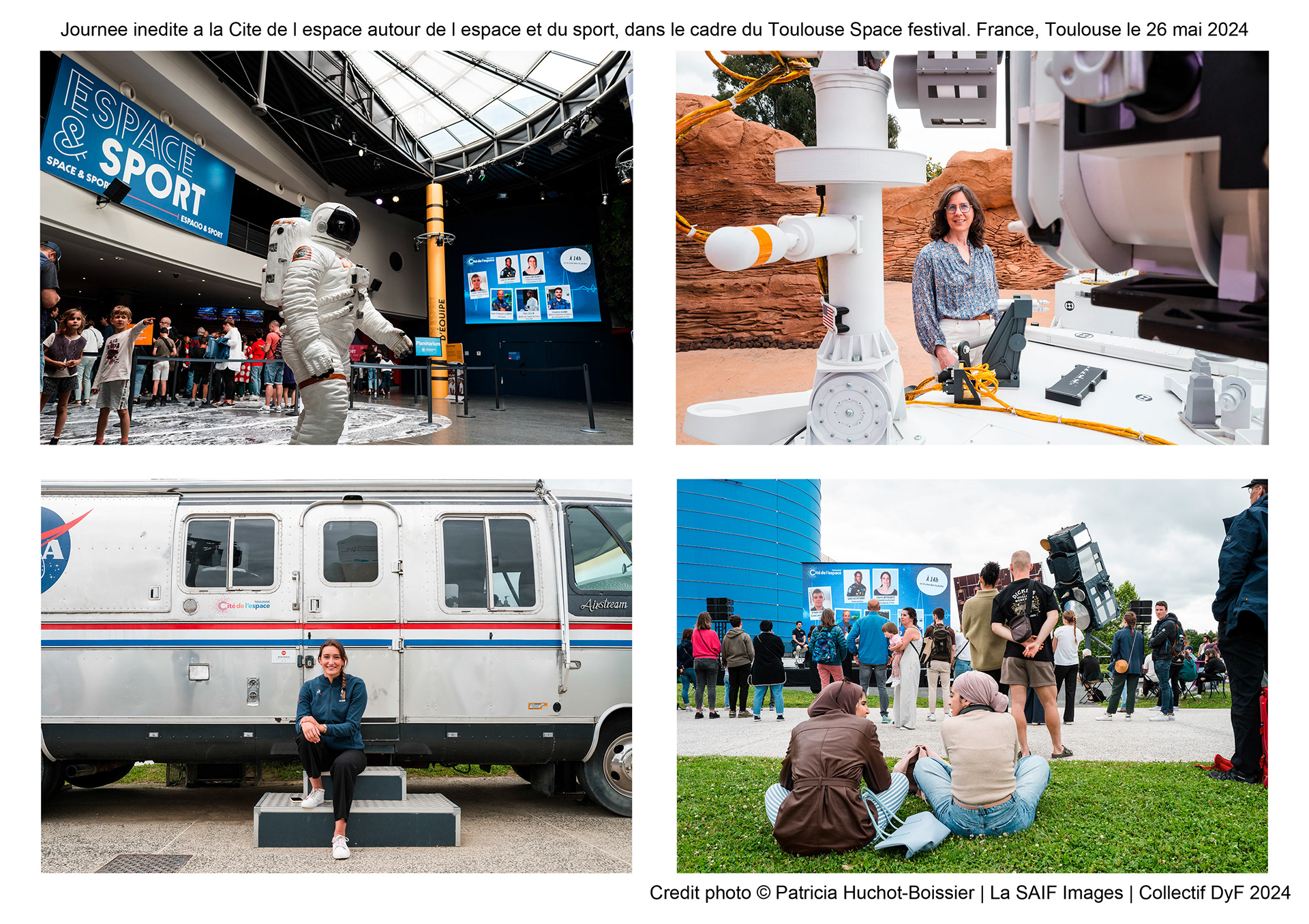 Journee inedite a la Cite de l espace autour de l espace et du sport, dans le cadre du Toulouse Space festival. France, Toulouse le 26 mai 2024.jpg