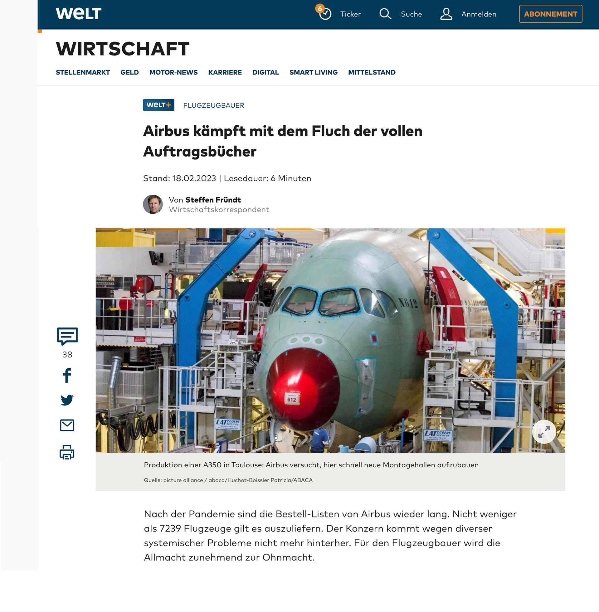Welt.de - 18 Février 2023