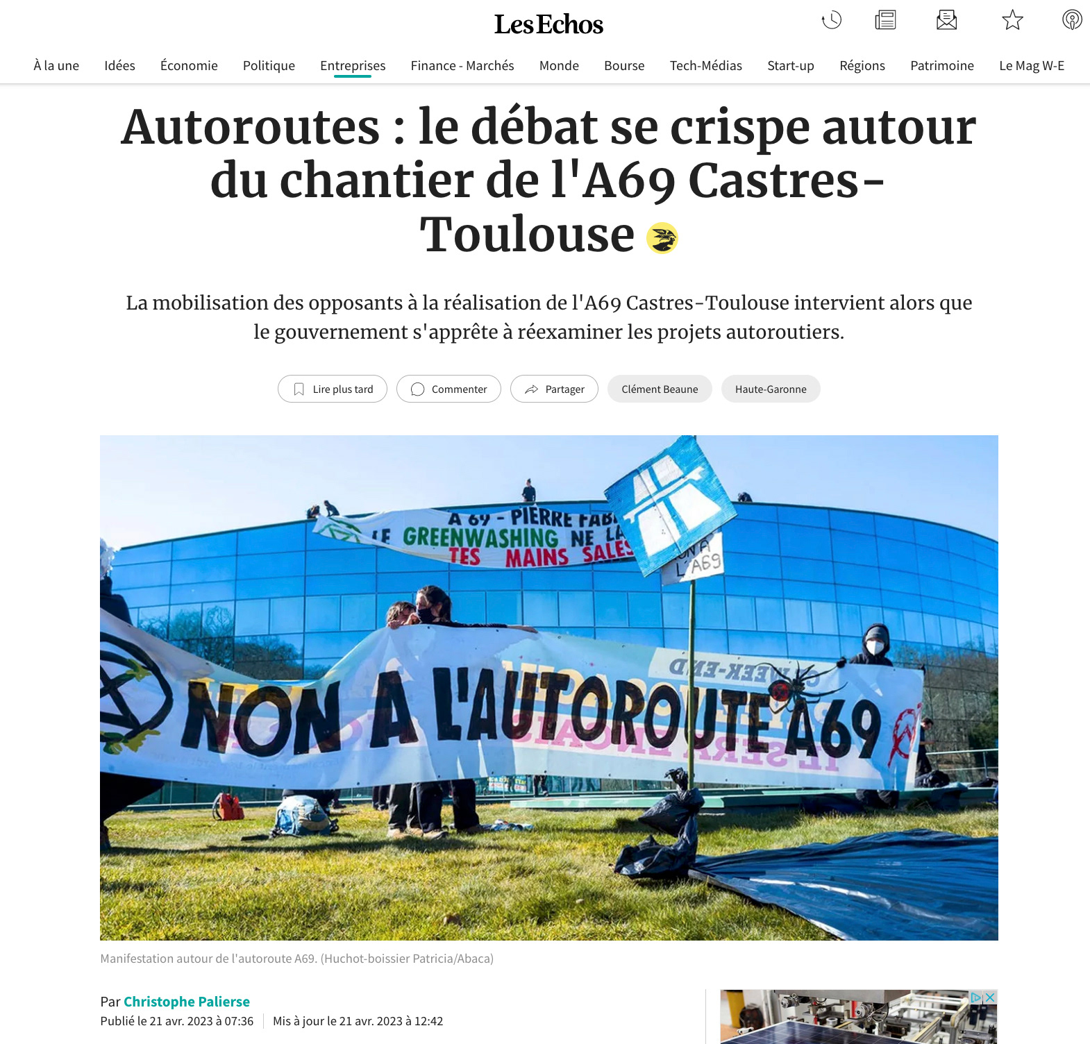 Les Echos - 21 avril 2023