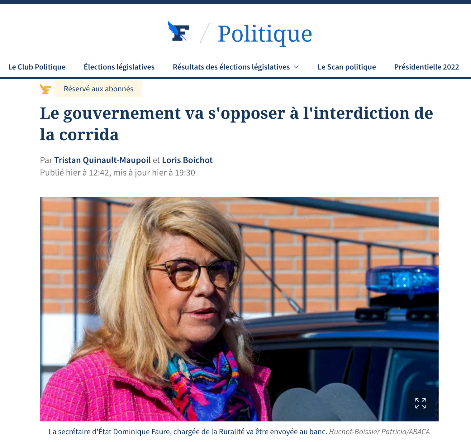  16 novembre 2022 - Le Figaro