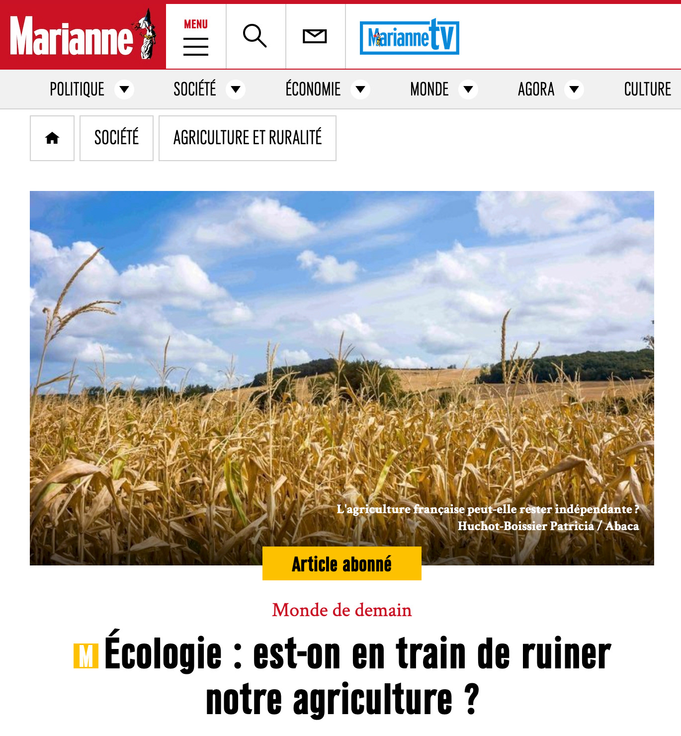 Marianne - 26 fevrier 2023