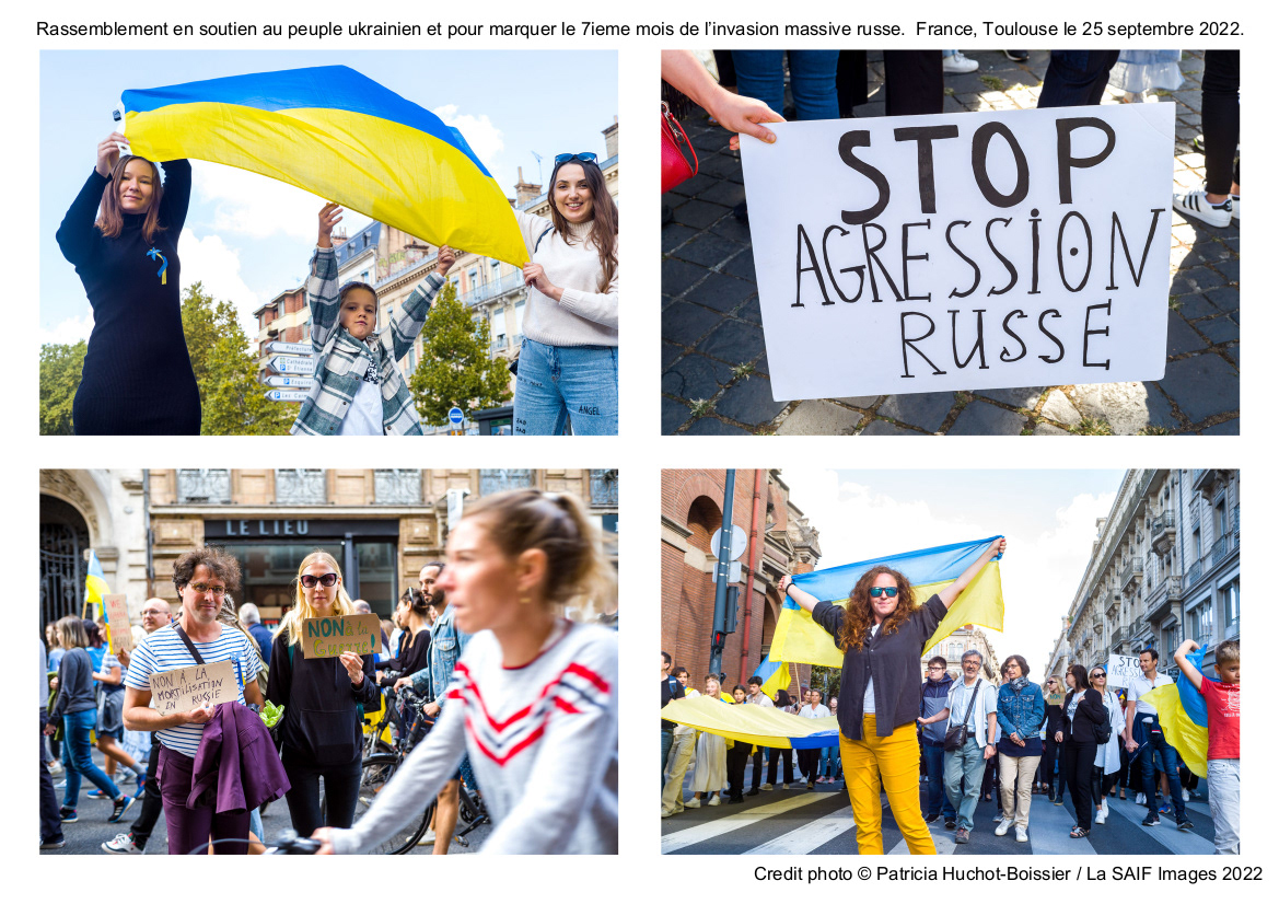 soutien au peuple ukrainien / 25 sept. 2022