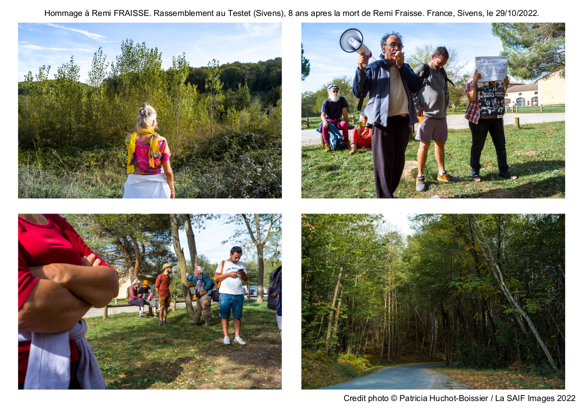 Hommage a Remi Fraisse /  Octobre 2022