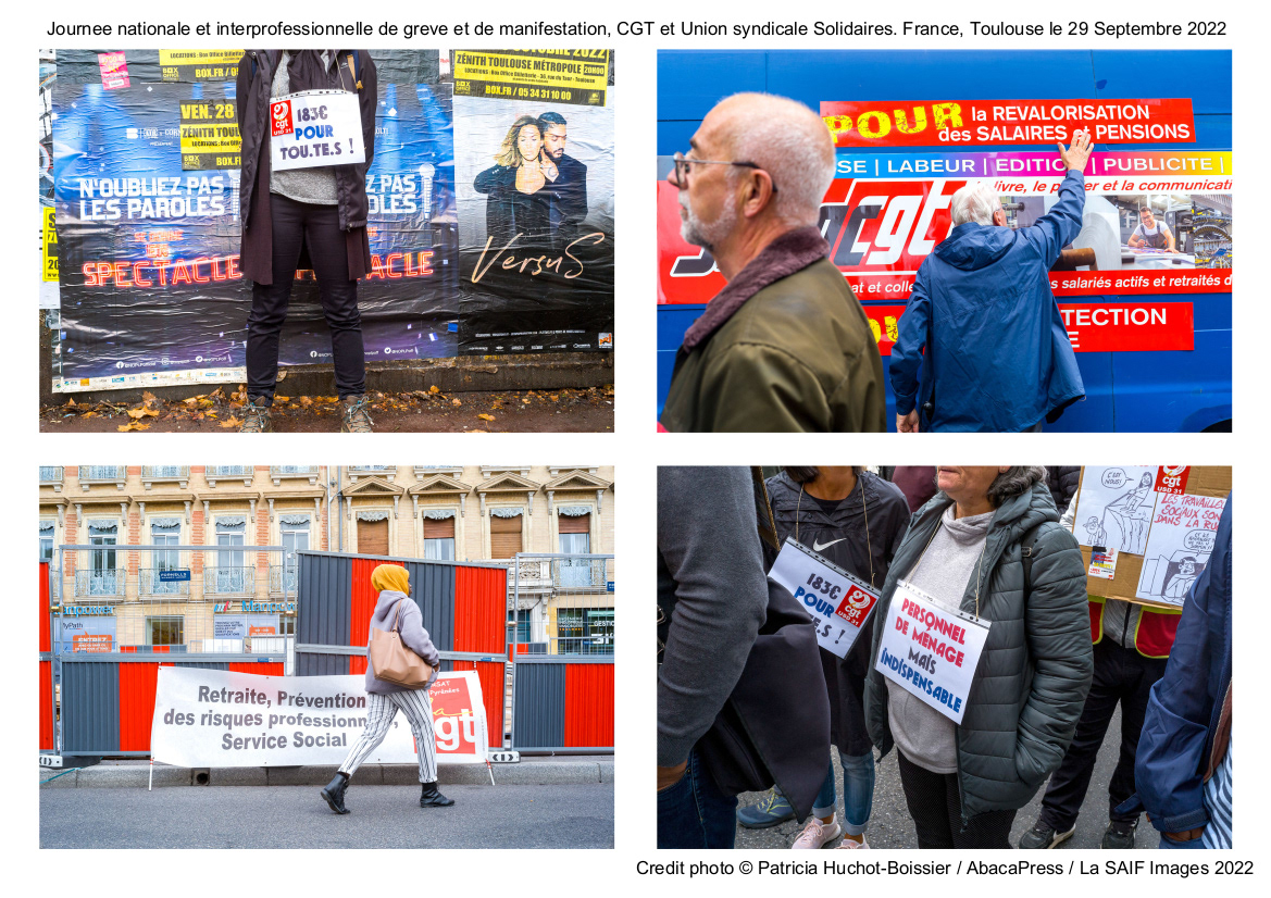 Journee nationale et interprofessionnelle de greve et de manifestation / 20/09/2022