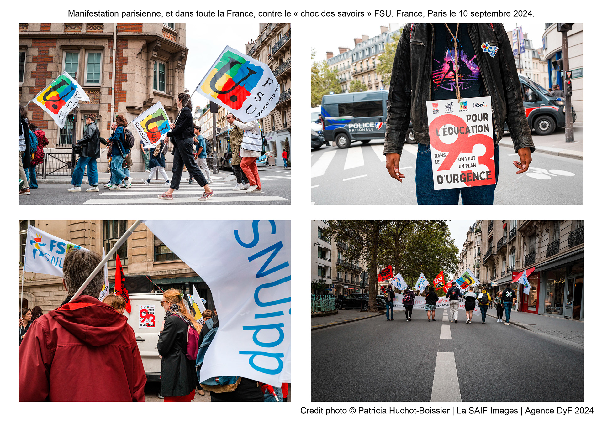 Manifestation parisienne, et dans toute la France, contre le « choc des savoirs » FSU. France, Paris le 10 septembre 2024_.jpg
