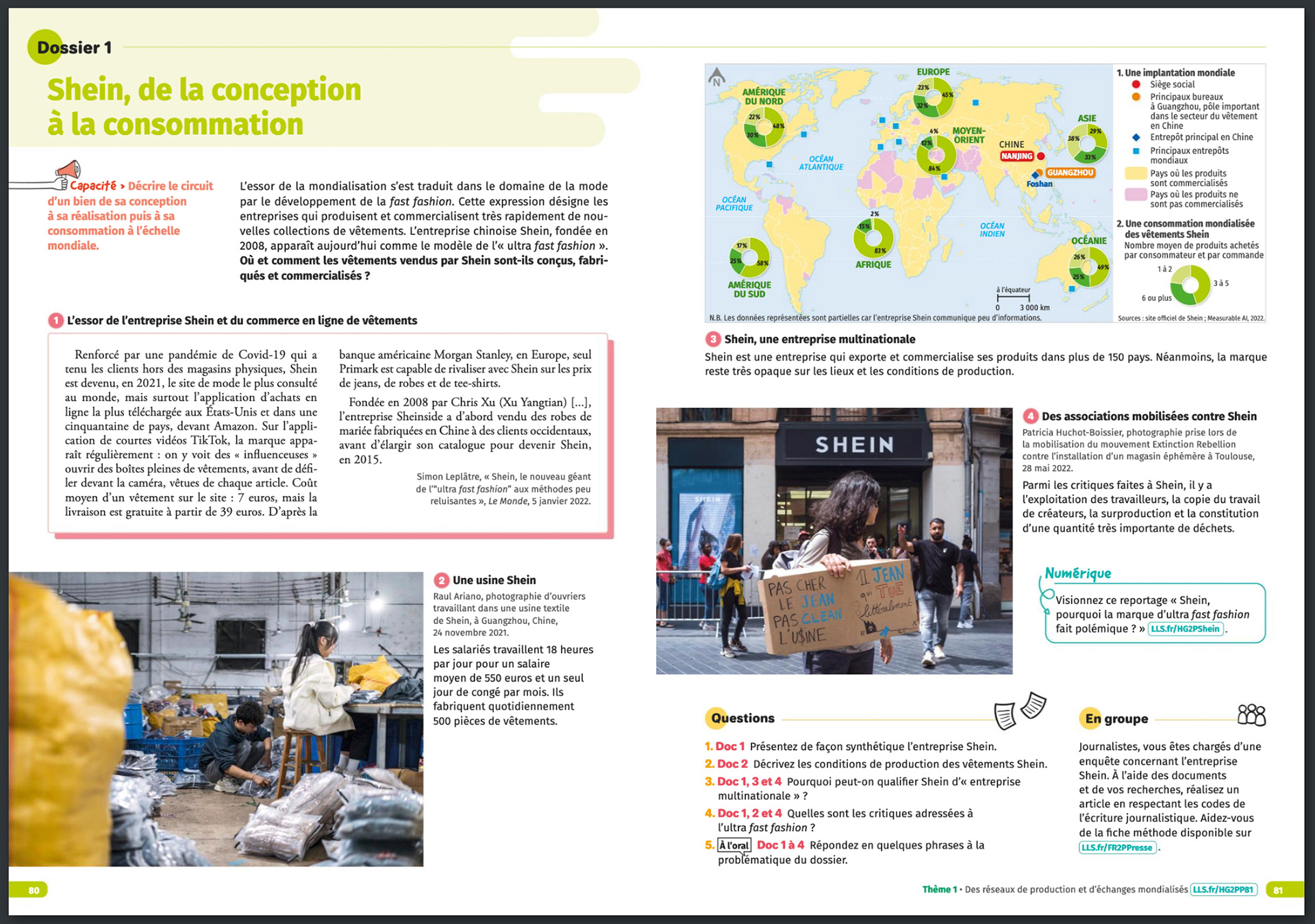 HISTOIRE-GÉOGRAPHIE-EMC 2DE BAC PRO - SHEIN - 2023