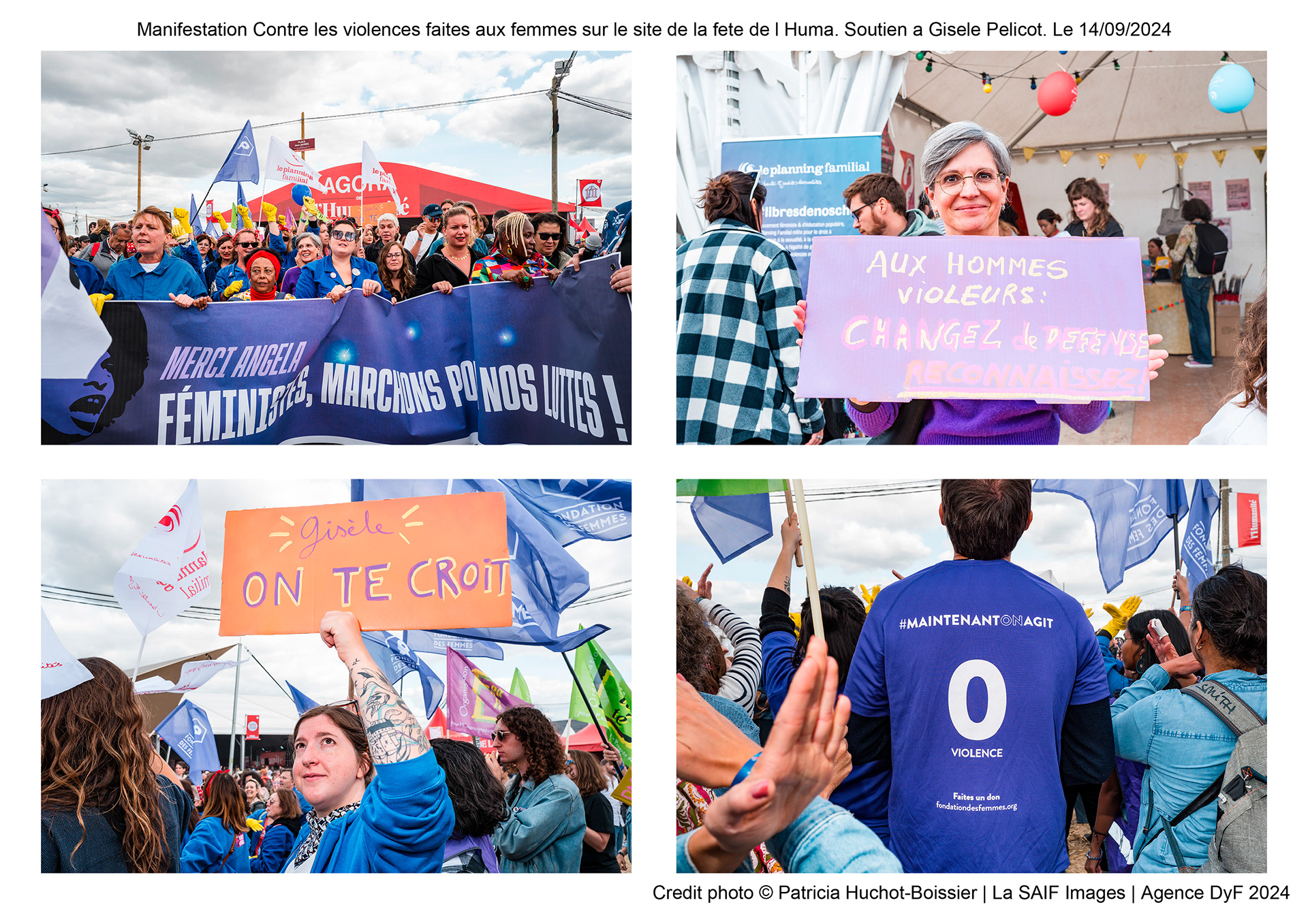 Manifestation Contre les violences faites aux femmes sur le site de la fete de l Huma. Soutien a Gisele Pelicot. Le 14-09-2024.jpg