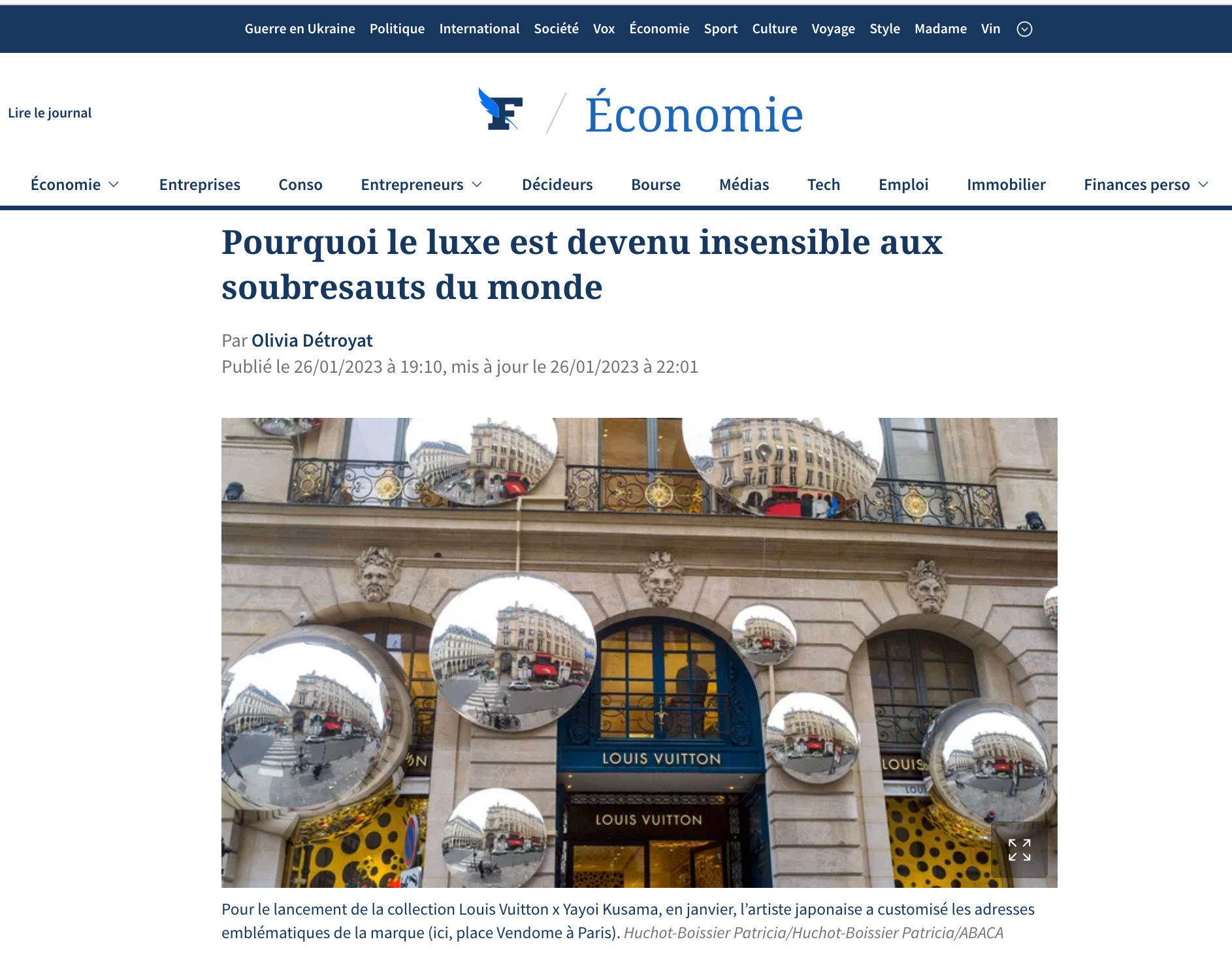 Le Figaro - 26 janvier 2023