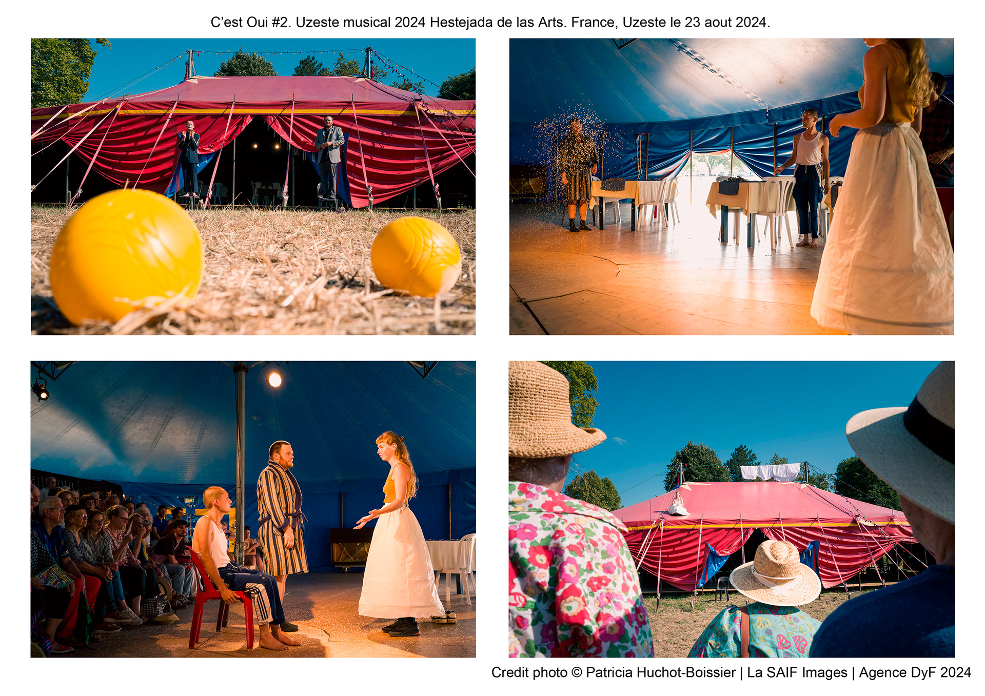 C’est Oui #2. Uzeste musical 2024 Hestejada de las Arts. France, Uzeste le 23 aout 2024