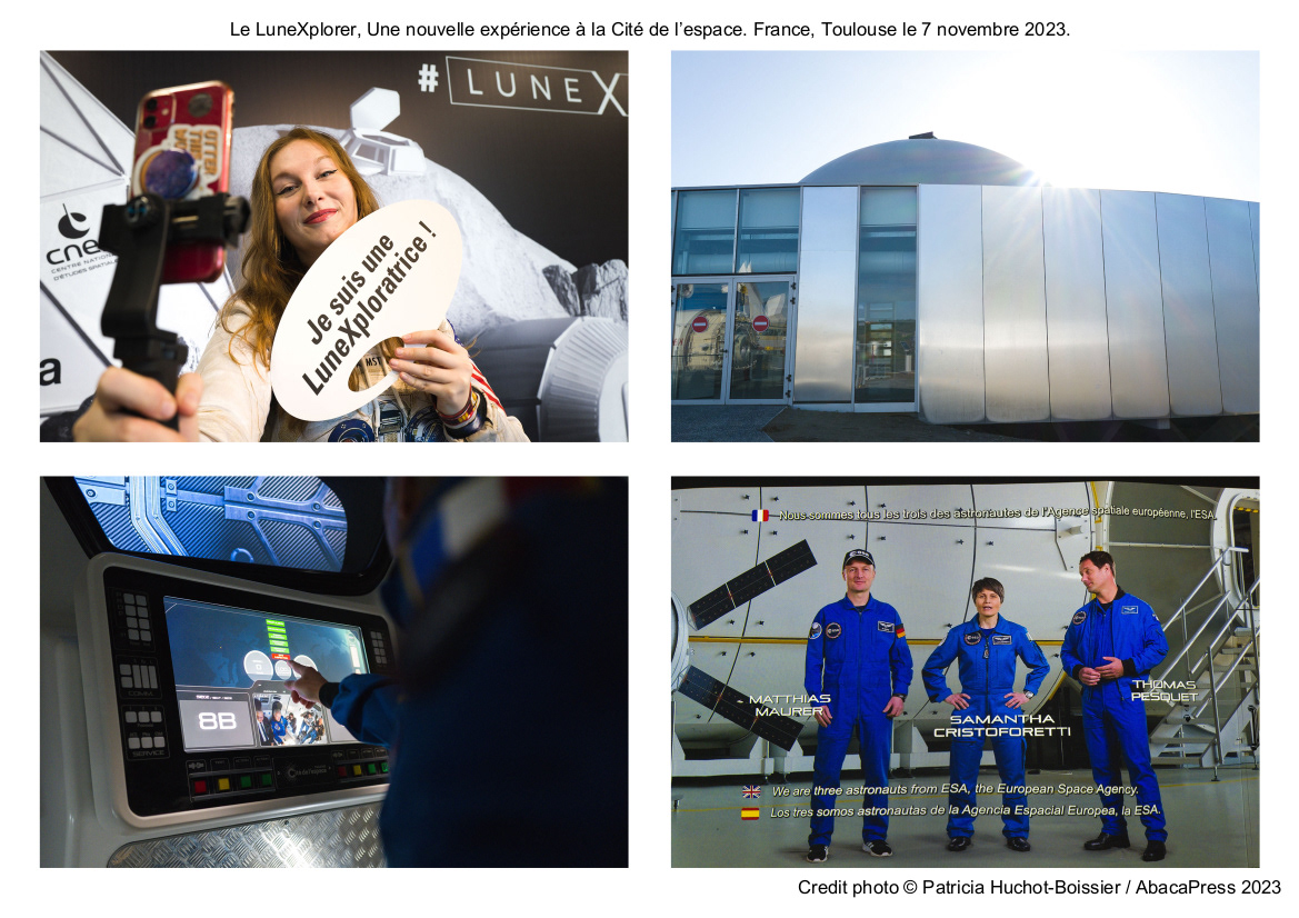 Le LuneXplorer, Une nouvelle expérience à la Cité de l’espace. France, Toulouse le 7 novembre 2023